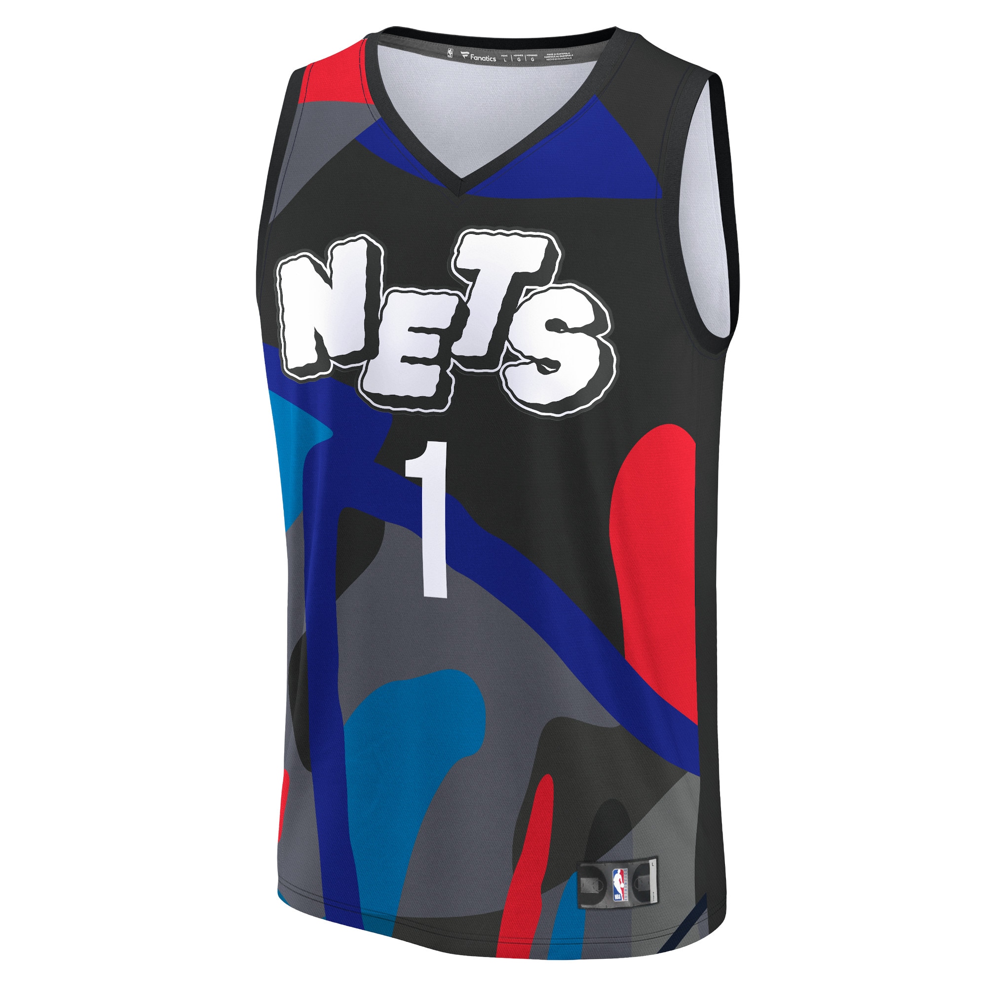 Mikal Bridges Brooklyn Nets Fanatics Youth Fast Break Jersey – Black – City Edition Clowdercats