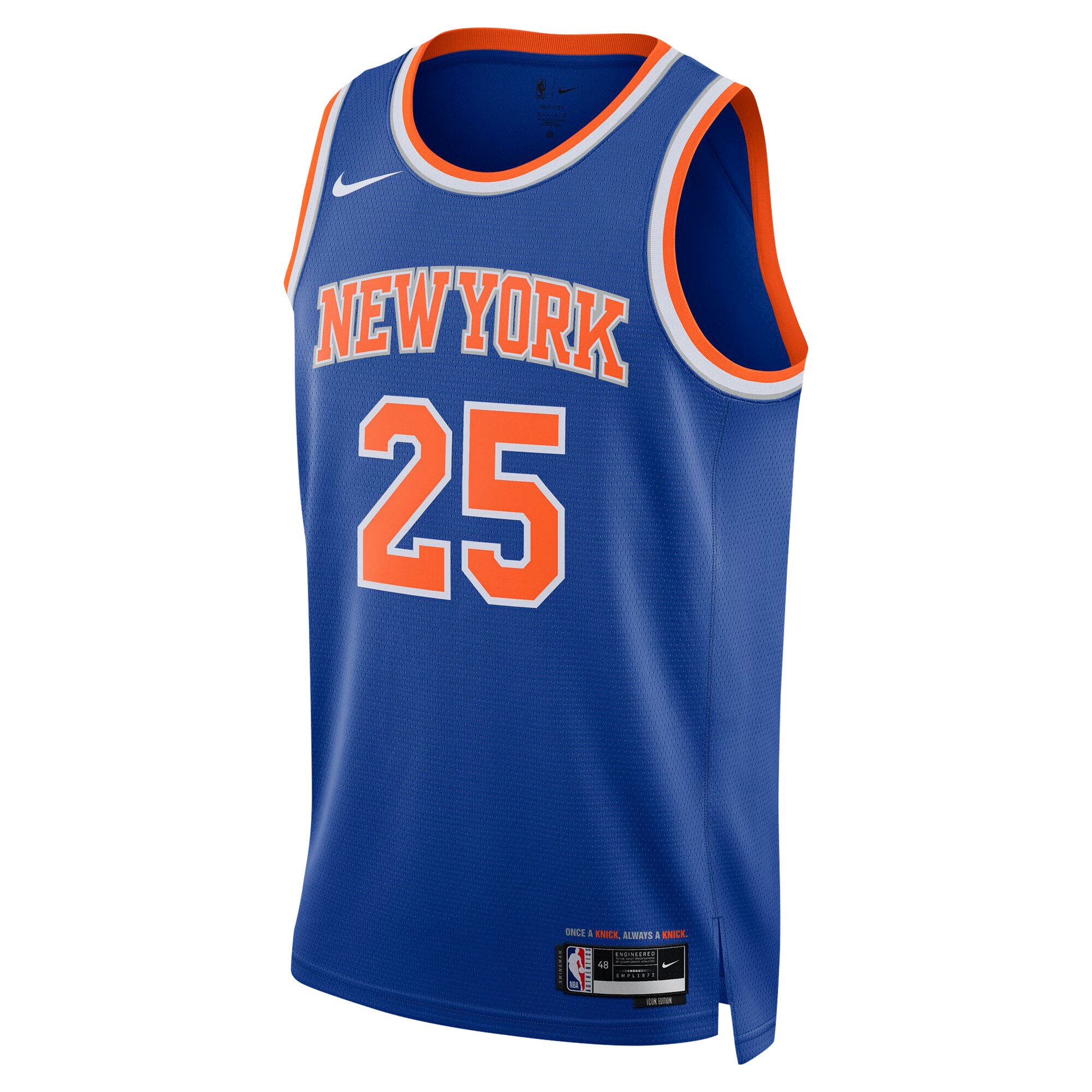Mikal Bridges New York Knicks Nike Unisex 2024 Offseason Addition Nike Swingman Jersey – Blue Clowdercats