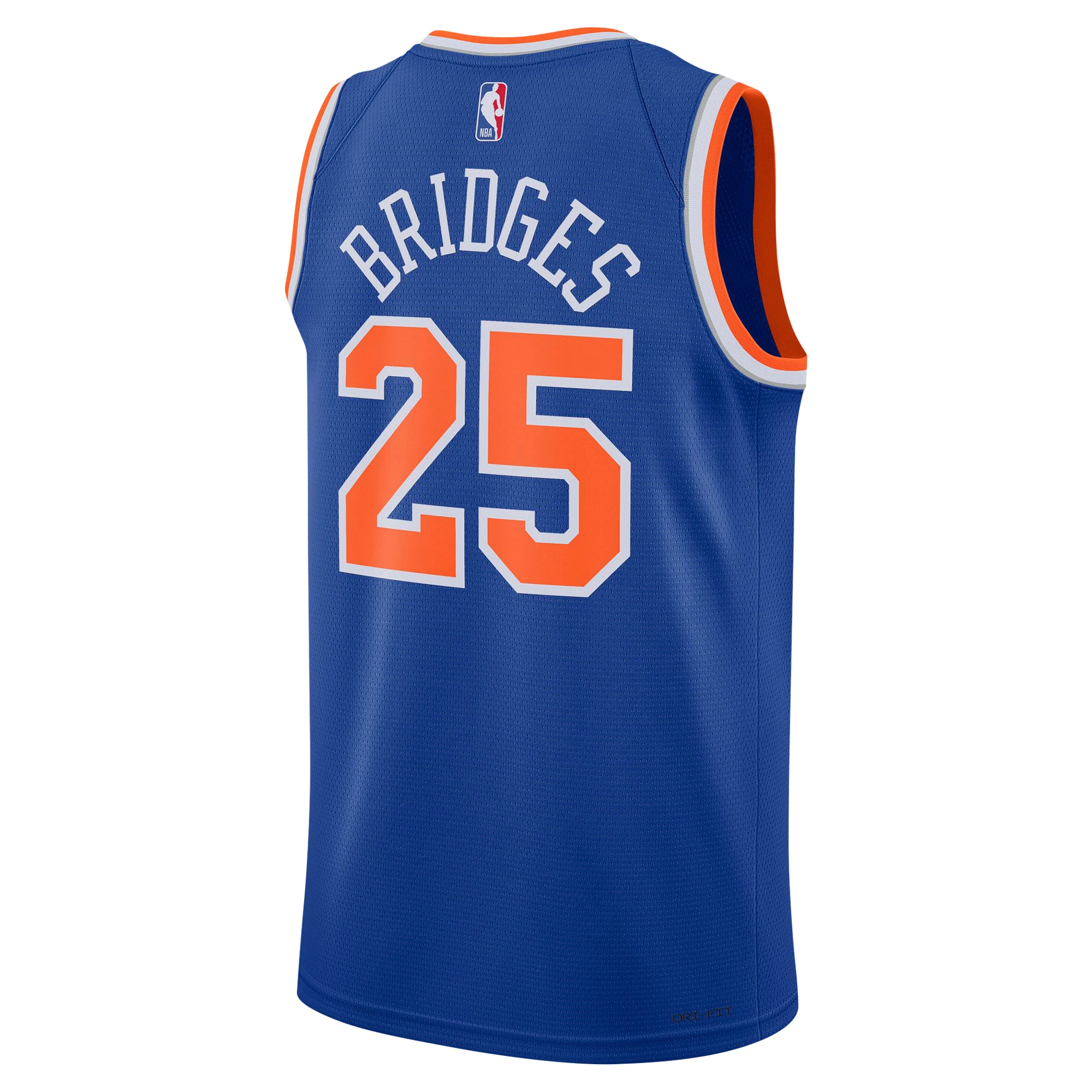 Mikal Bridges New York Knicks Nike Unisex 2024 Offseason Addition Nike Swingman Jersey – Blue Clowdercats