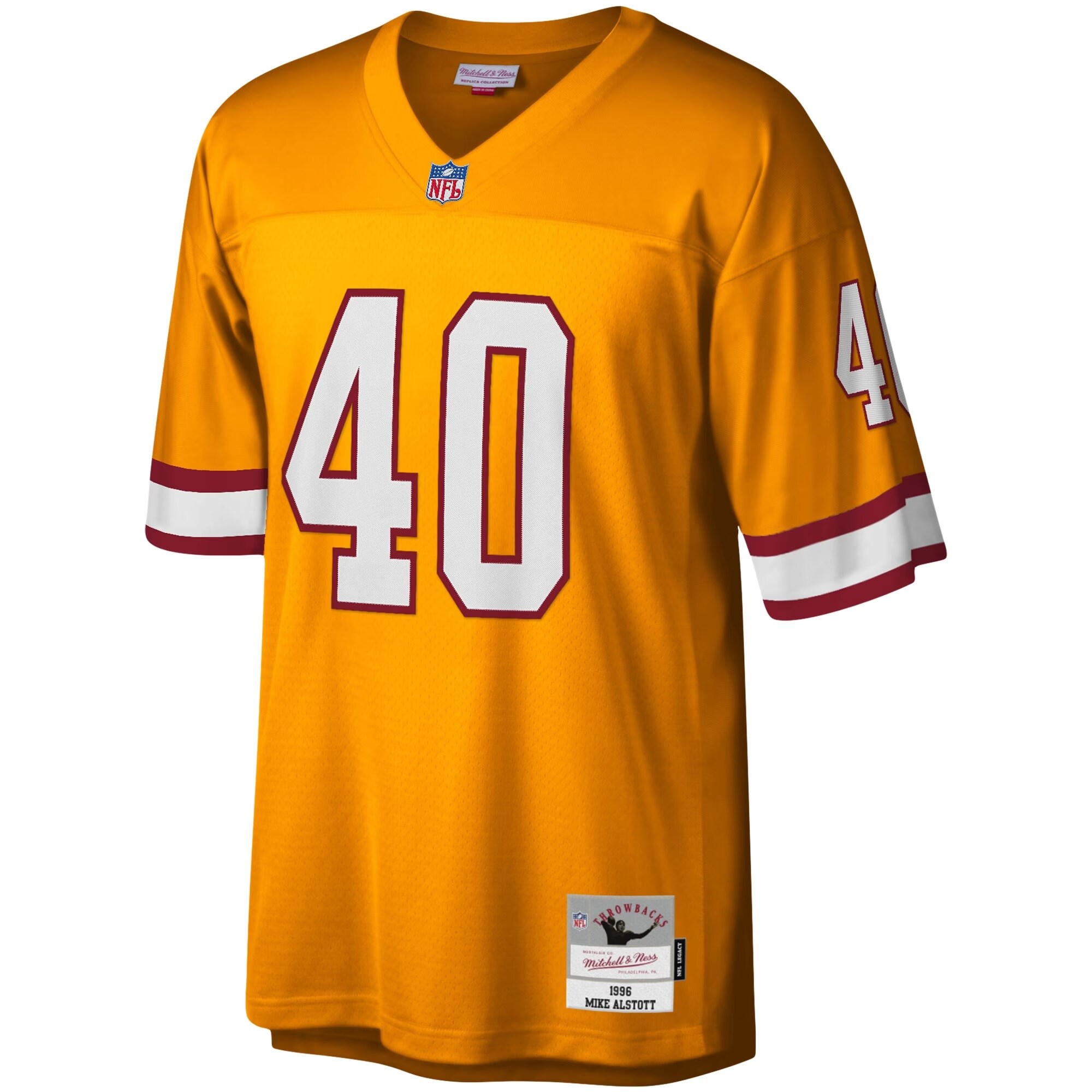 Mike Alstott Tampa Bay Buccaneers Mitchell & Ness Youth 1996 Retired Player Legacy Jersey – Orange Clowdercats