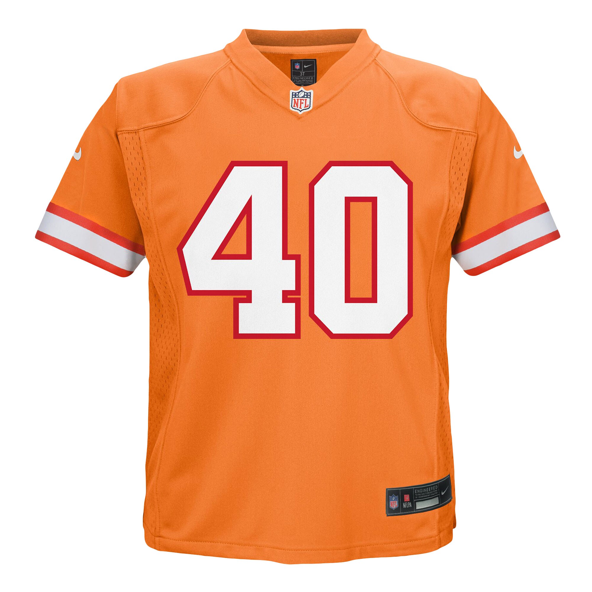 Mike Alstott Tampa Bay Buccaneers Nike Toddler Retired Player Game Jersey – Orange Clowdercats