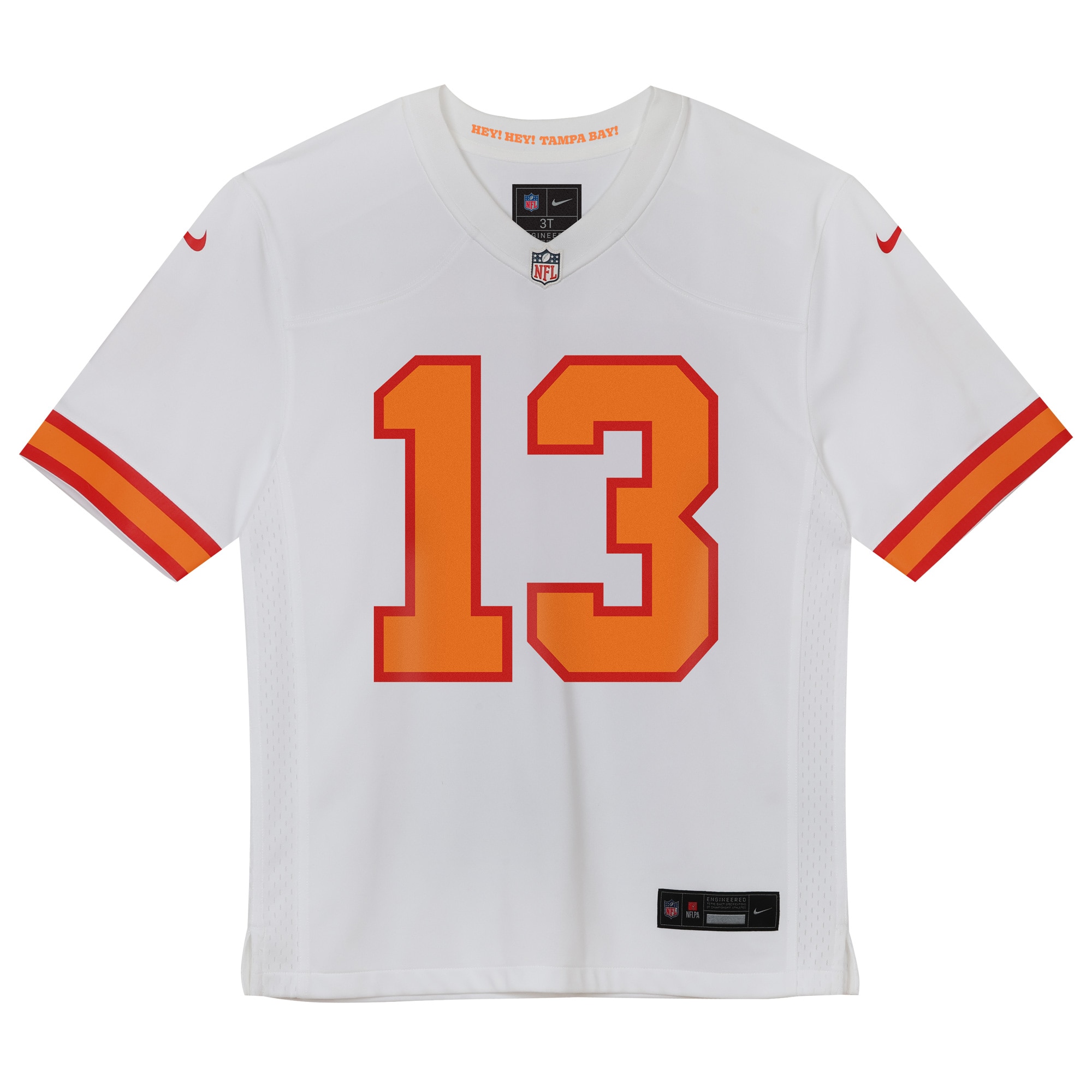Mike Evans ’76 Tampa Bay Buccaneers Preschool Game Jersey – White Clowdercats