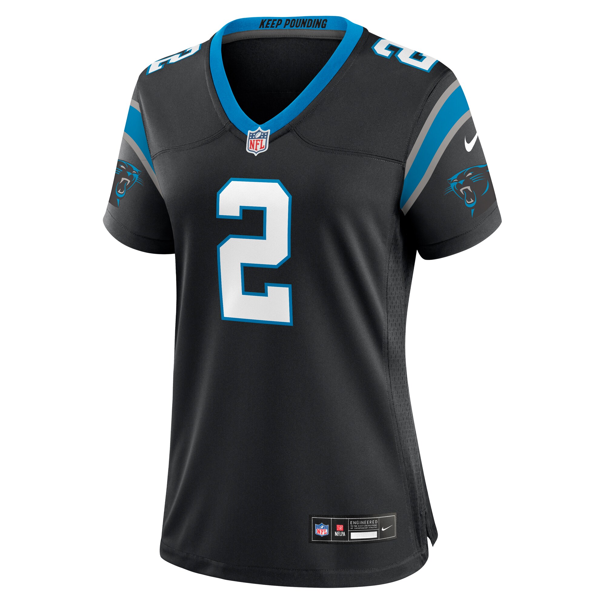 Mike Jackson Carolina Panthers Nike Women’s Game Jersey – Black Clowdercats