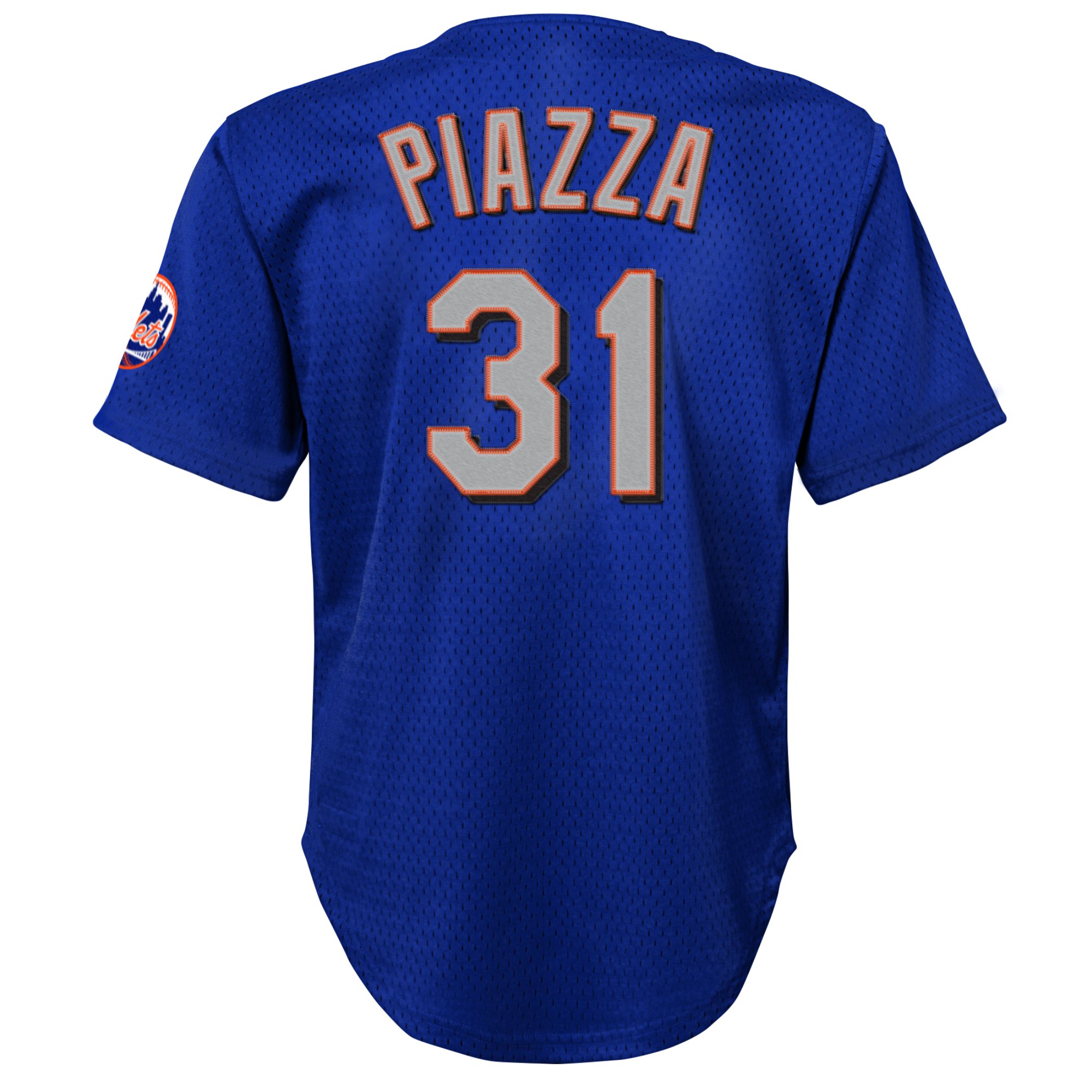 Mike Piazza New York Mets Mitchell & Ness Youth Cooperstown Collection Mesh Batting Practice Jersey – Royal