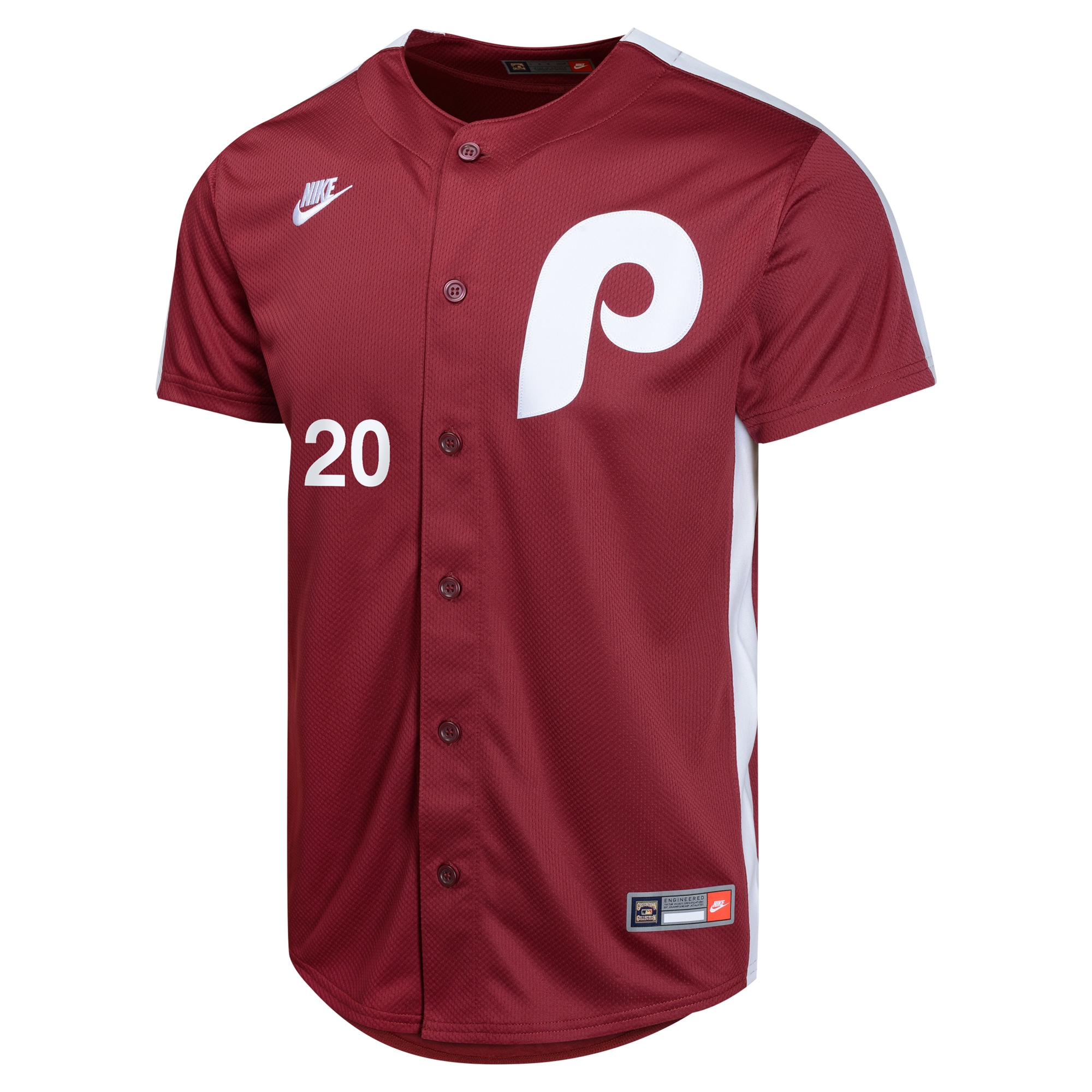 Mike Schmidt Philadelphia Phillies Nike Youth Cooperstown Collection Limited Player Jersey – Burgundy