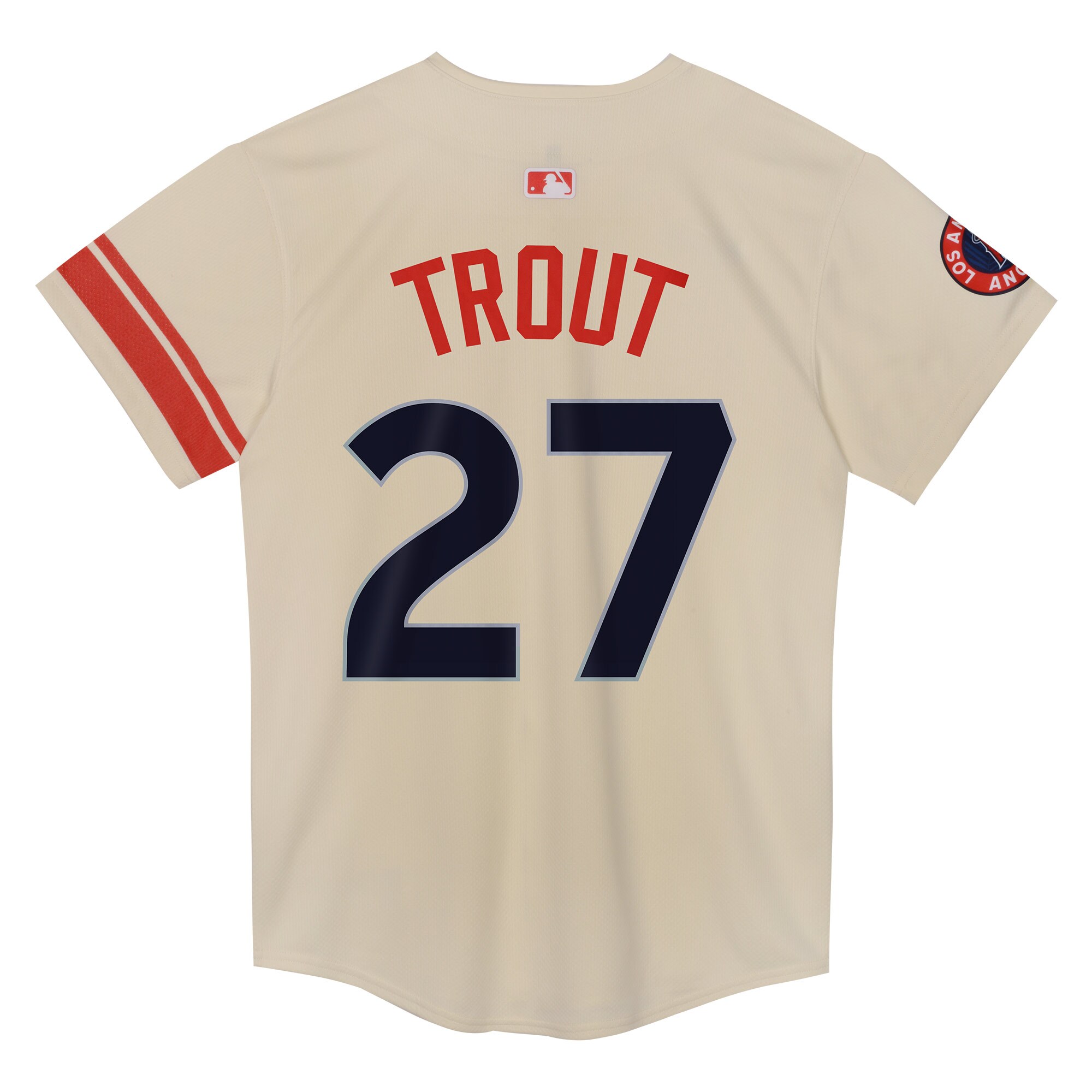 Mike Trout Los Angeles Angels Nike Preschool City Connect Limited Player Jersey – Cream