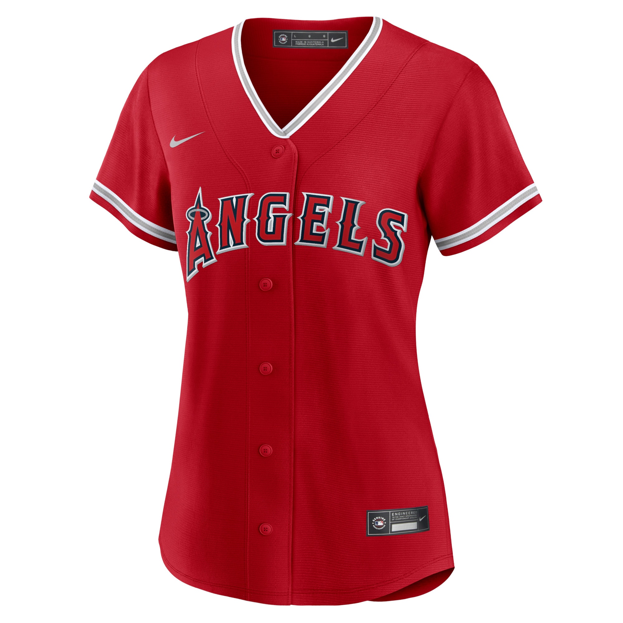 Mike Trout Los Angeles Angels Nike Women’s Alternate Replica Player Jersey – Red