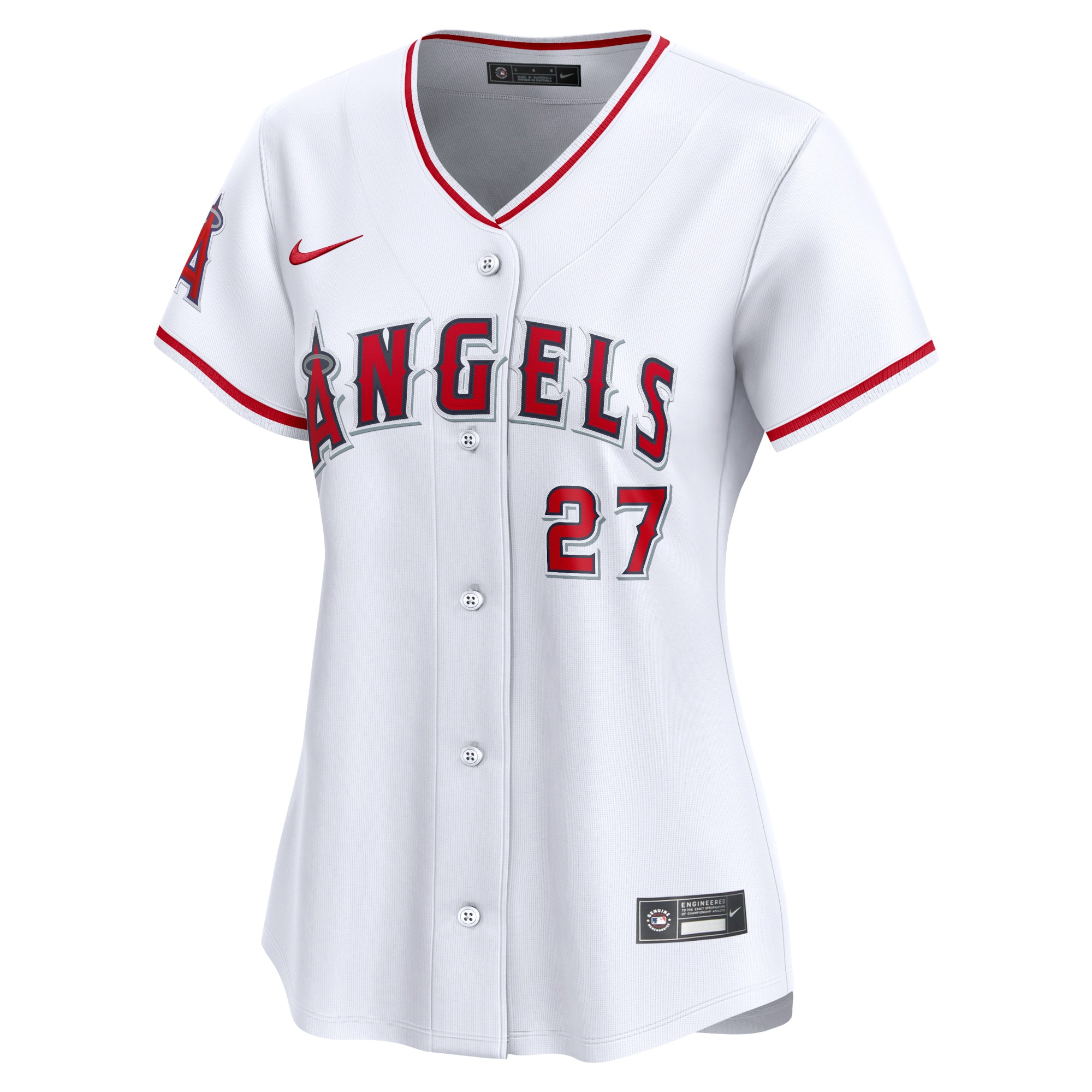 Mike Trout Los Angeles Angels Nike Women’s Home Limited Player Jersey – White