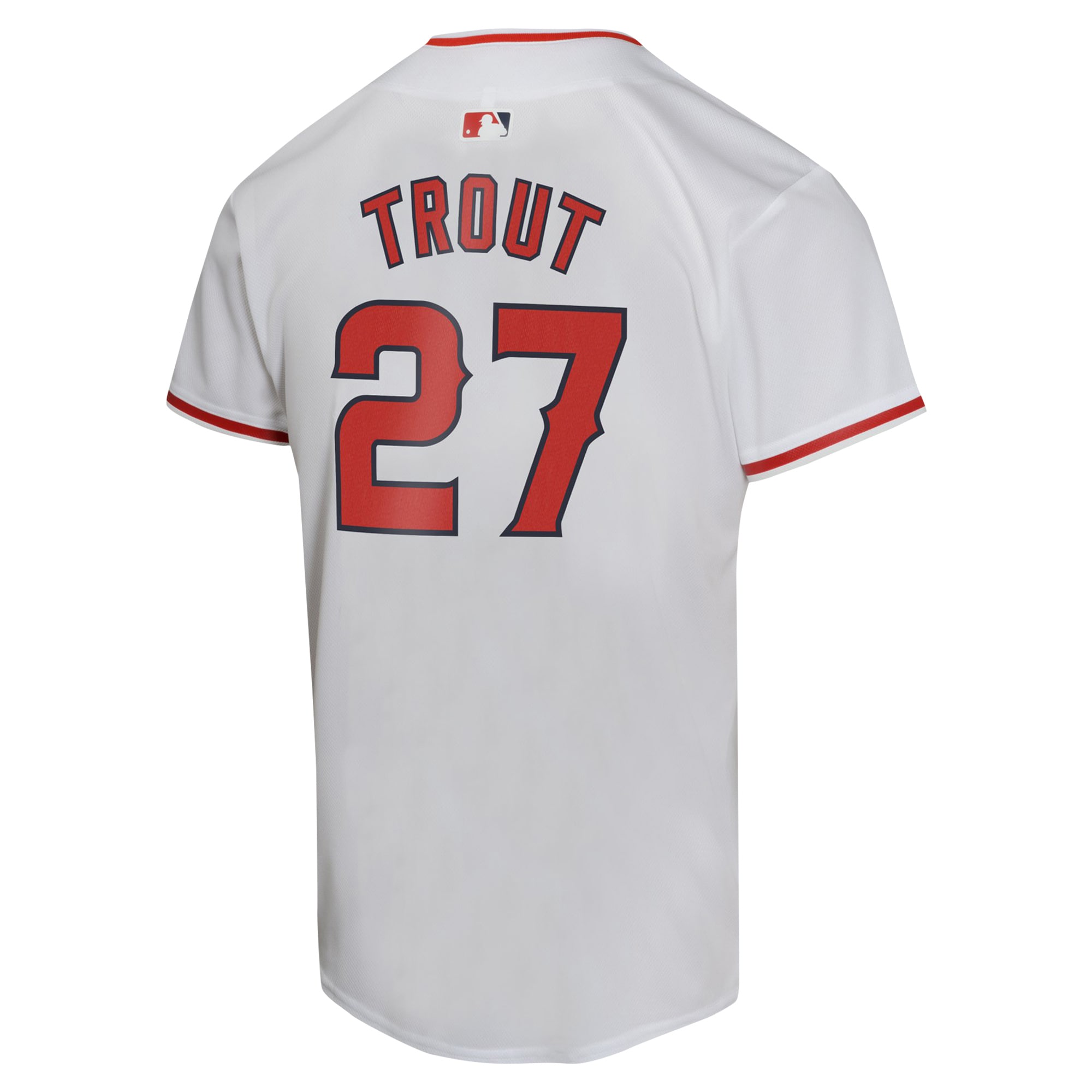 Mike Trout Los Angeles Angels Nike Youth Home Game Player Jersey – White