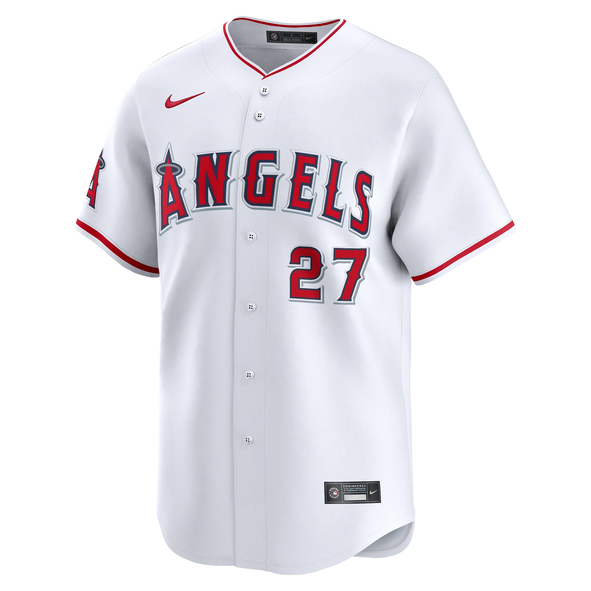 Mike Trout Los Angeles Angels Nike Youth Home Limited Player Jersey – White