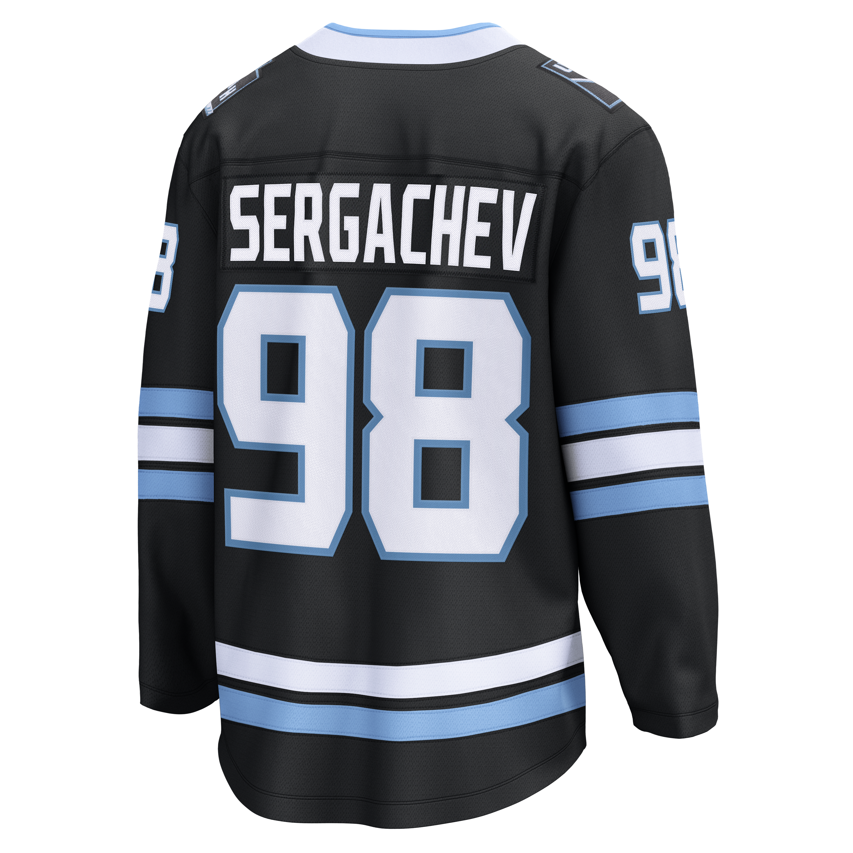 Mikhail Sergachev Utah Mammoth Fanatics Home Breakaway Player Jersey – Black Clowdercats