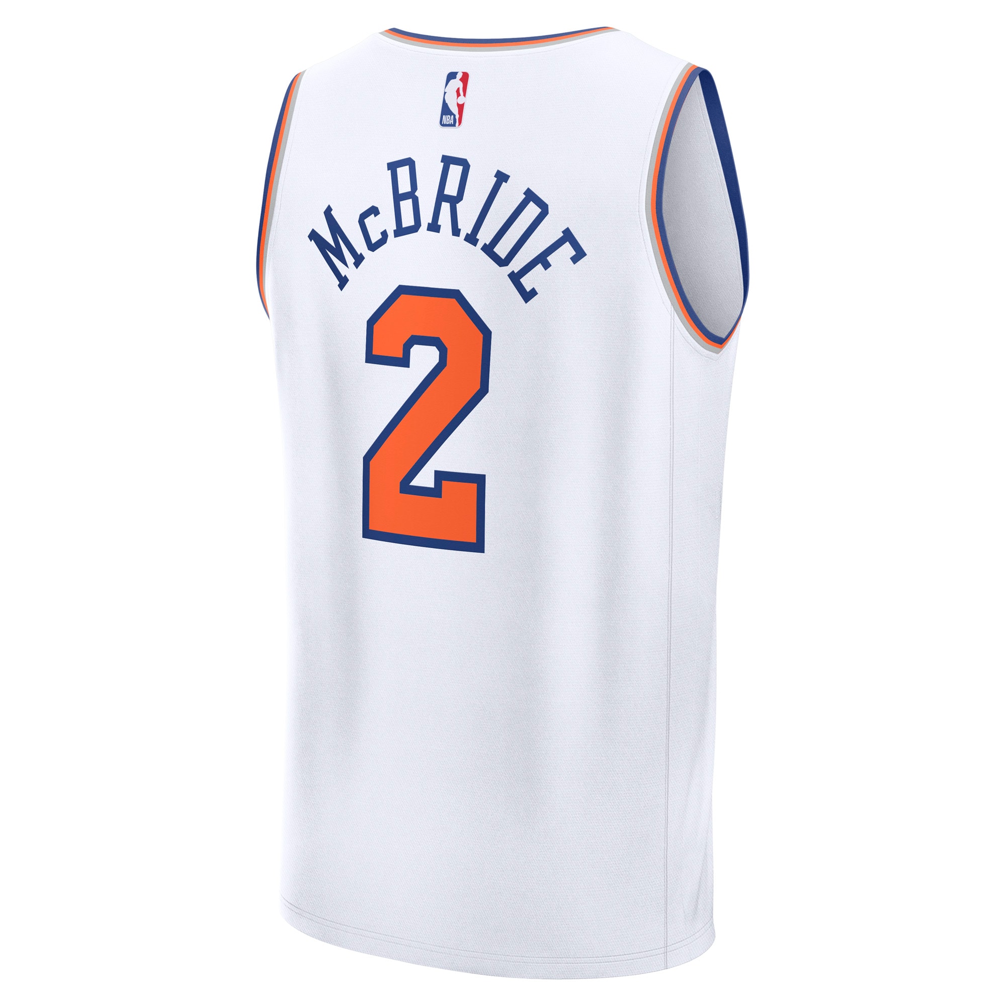 Miles McBride New York Knicks Fanatics Fast Break Replica Player Jersey – Association Edition – White Clowdercats