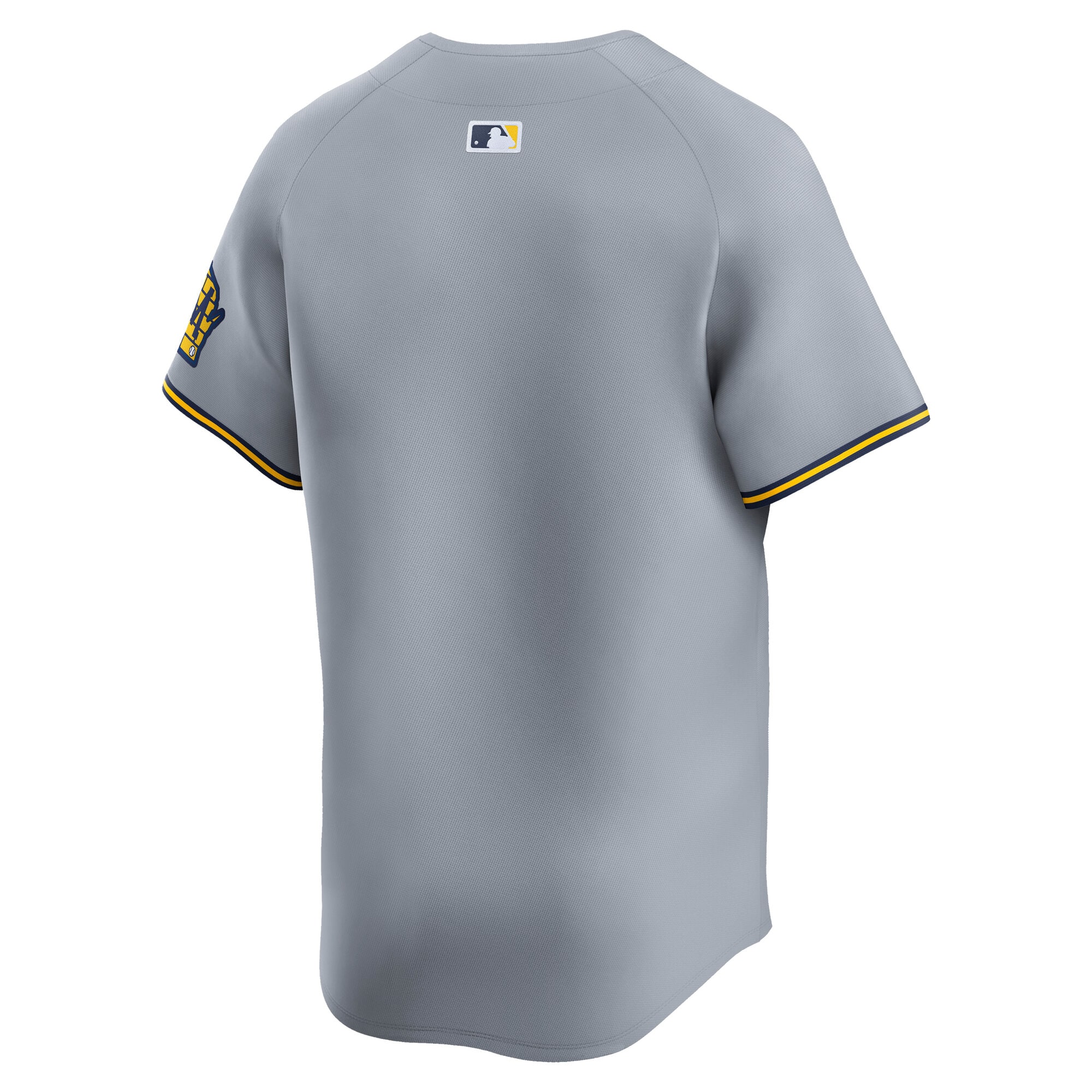 Milwaukee Brewers Nike Road Limited Jersey – Gray