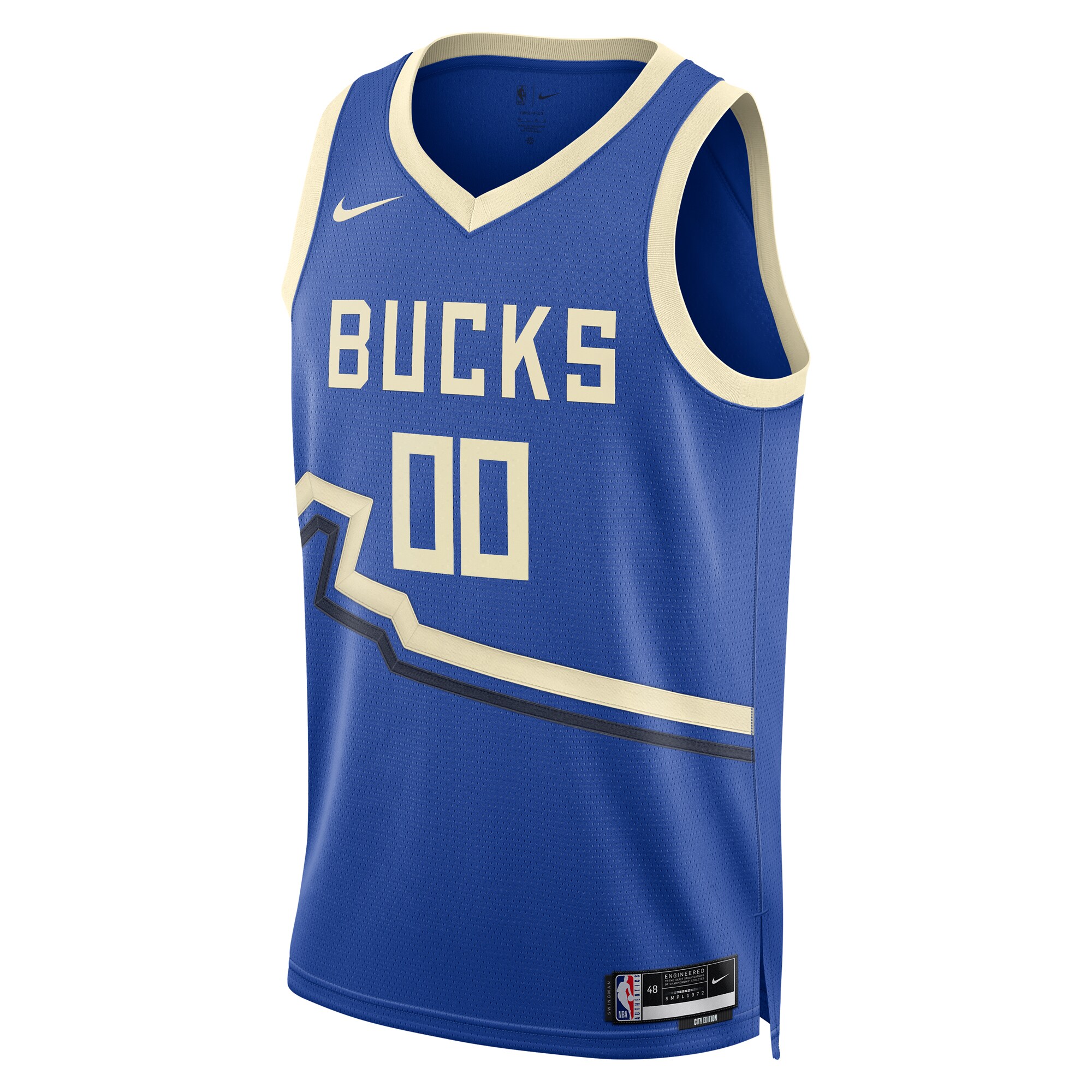 Milwaukee Bucks Nike Unisex 2024/25 Custom Swingman Jersey – City Edition – Royal Clowdercats
