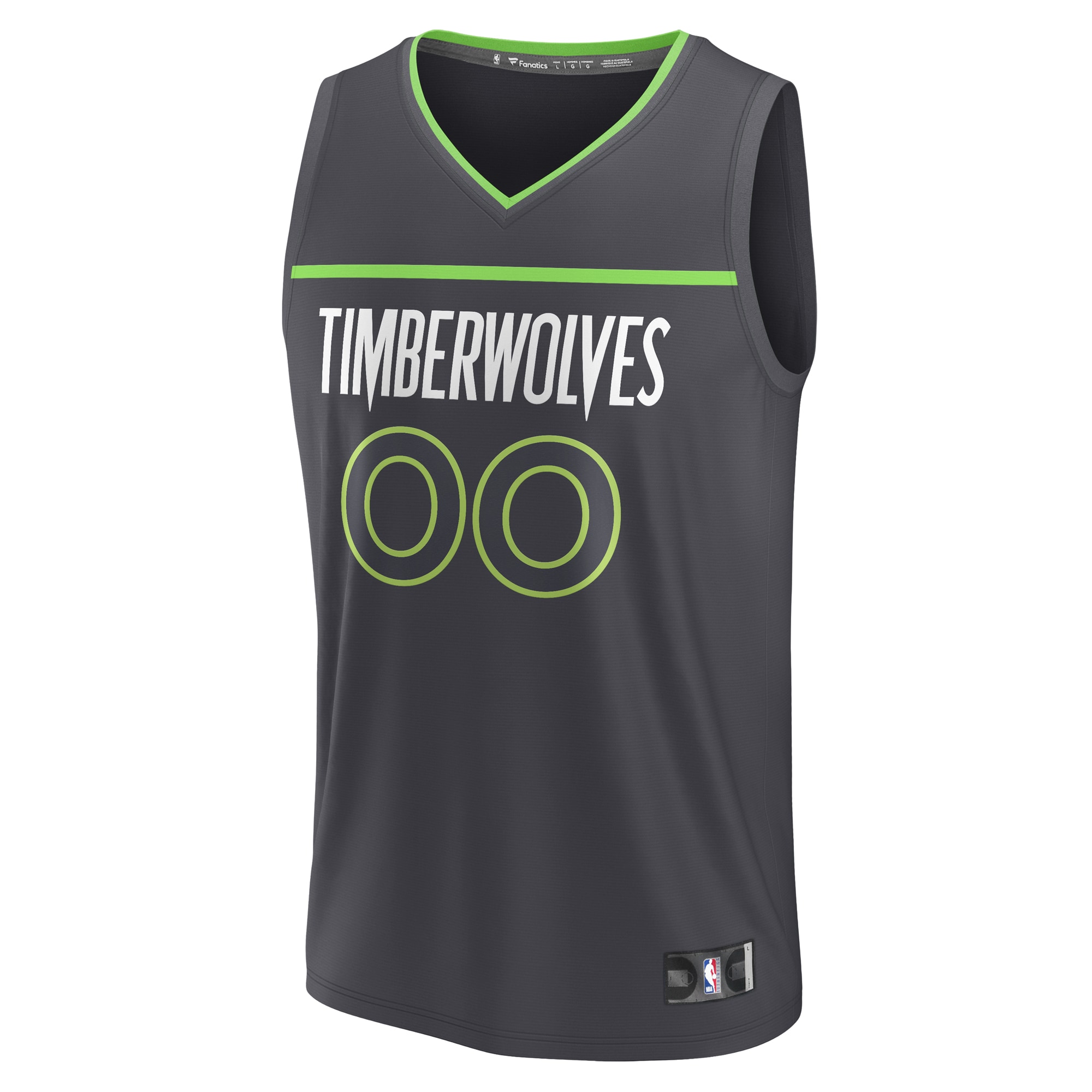 Minnesota Timberwolves Fanatics Youth Custom Fast Break Jersey – Statement Edition – Black Clowdercats