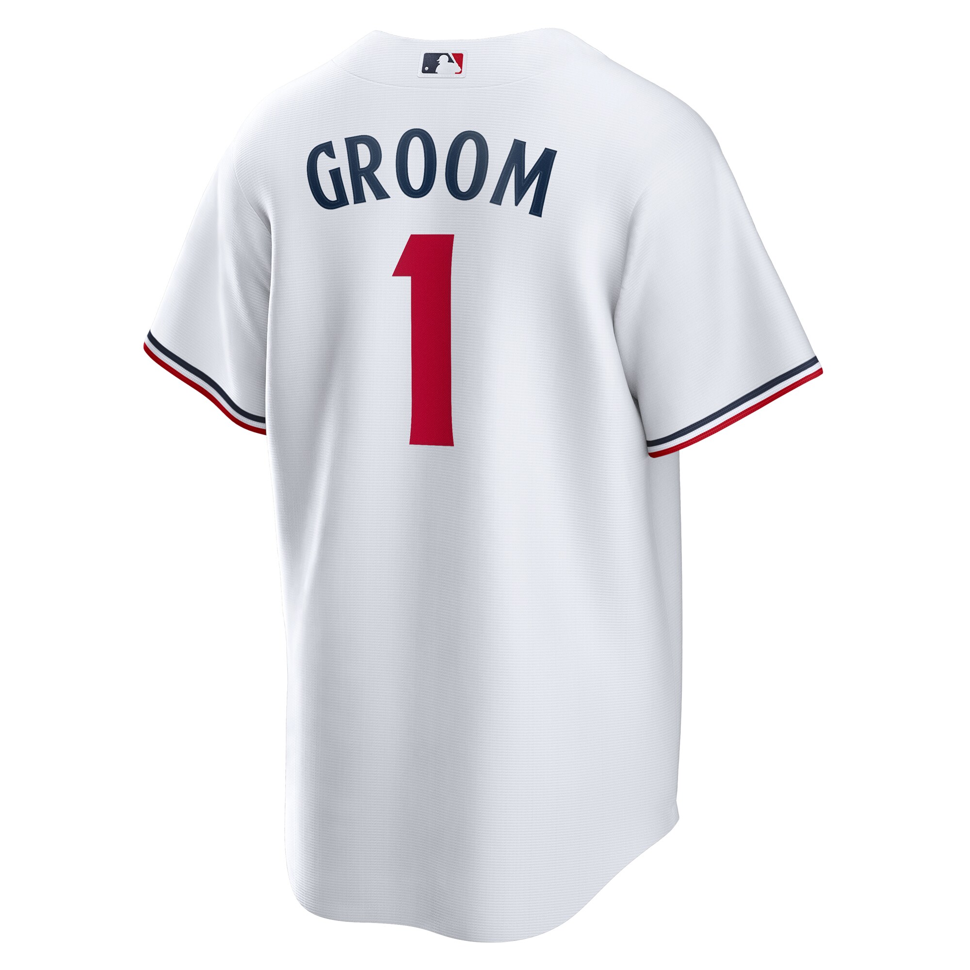 Minnesota Twins Nike #1 Groom Home Replica Jersey – White