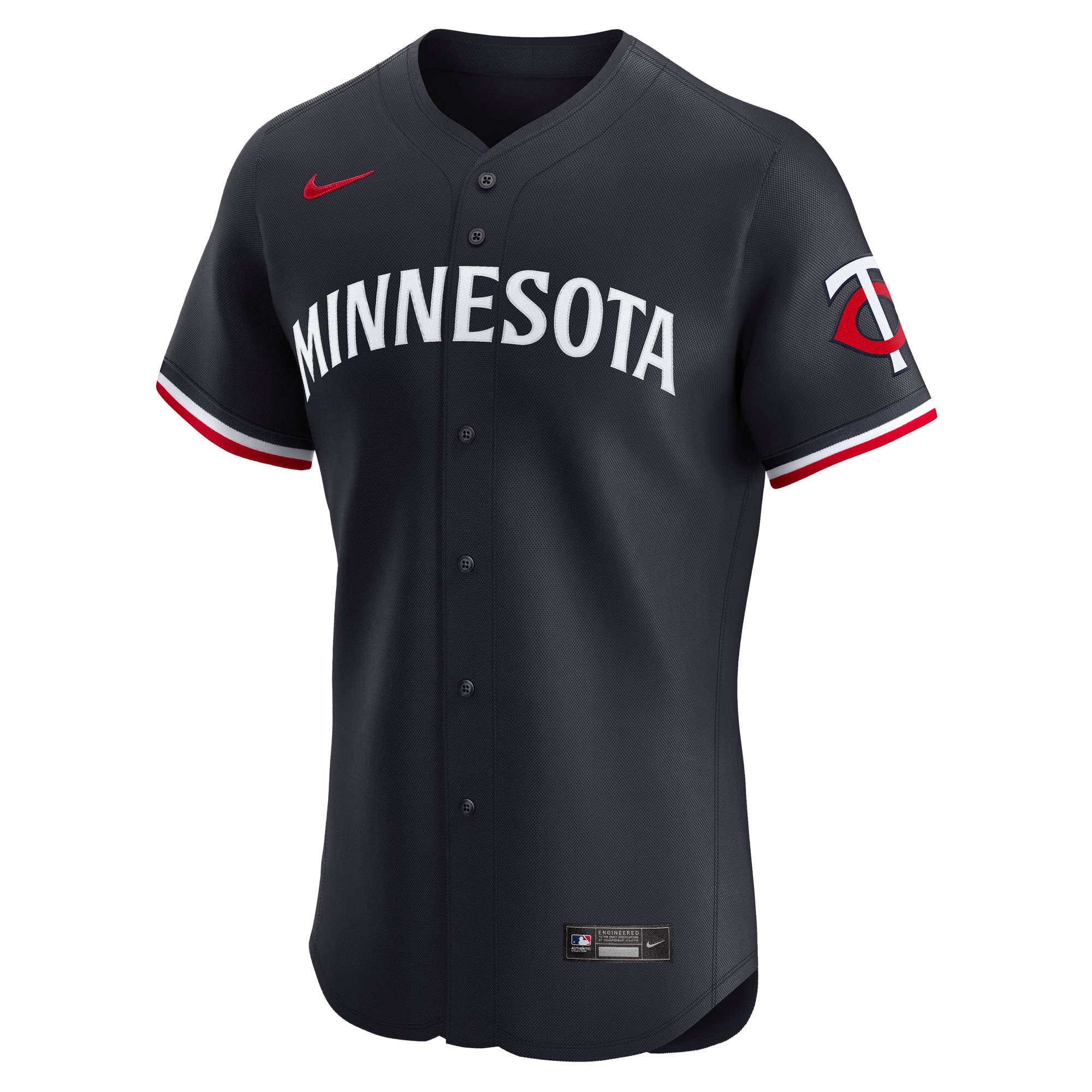 Minnesota Twins Nike Alternate Vapor Premier Elite Patch Jersey – Navy
