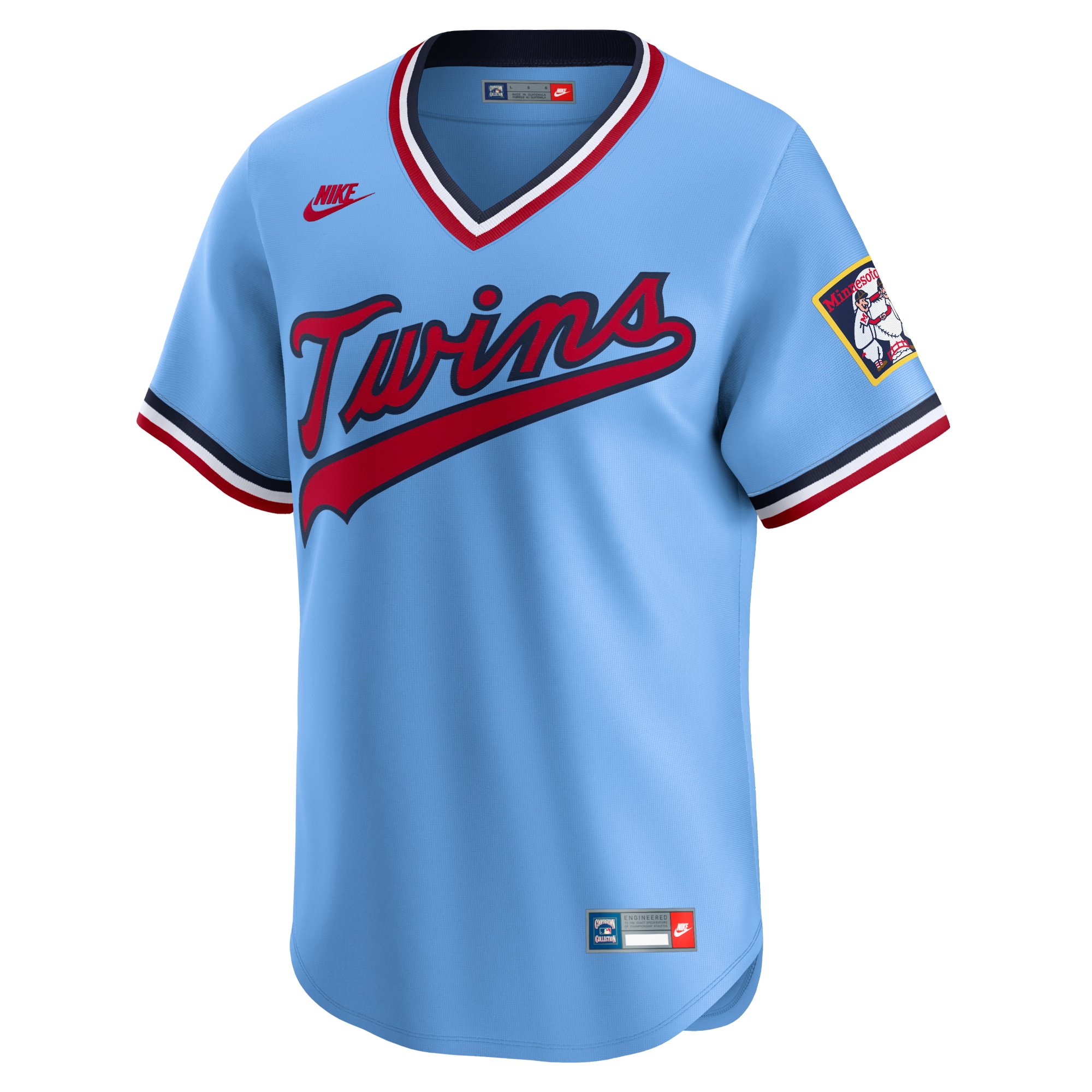 Minnesota Twins Nike Cooperstown Collection Limited Jersey – Light Blue