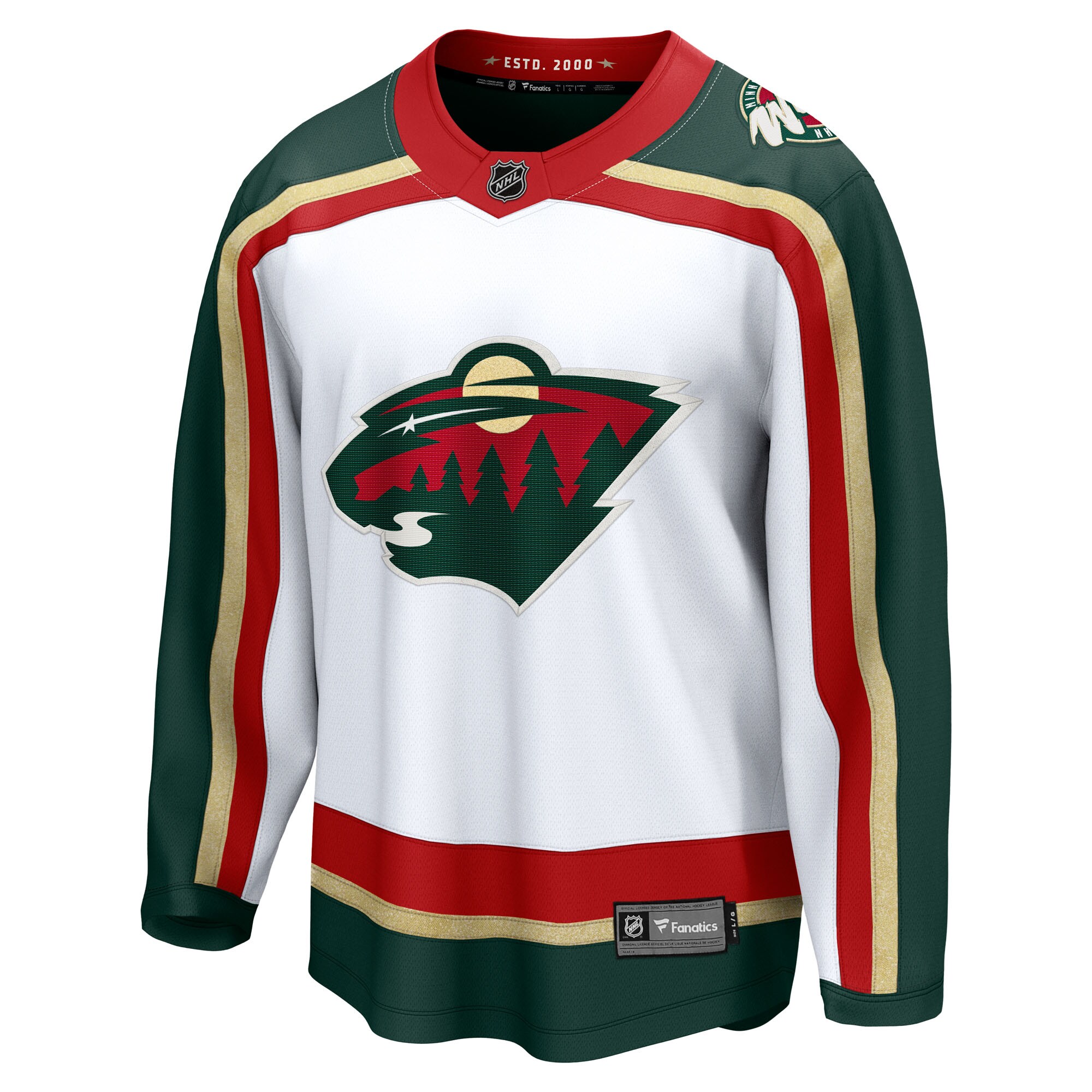 Minnesota Wild Fanatics 25th Anniversary Breakaway Jersey – White Clowdercats