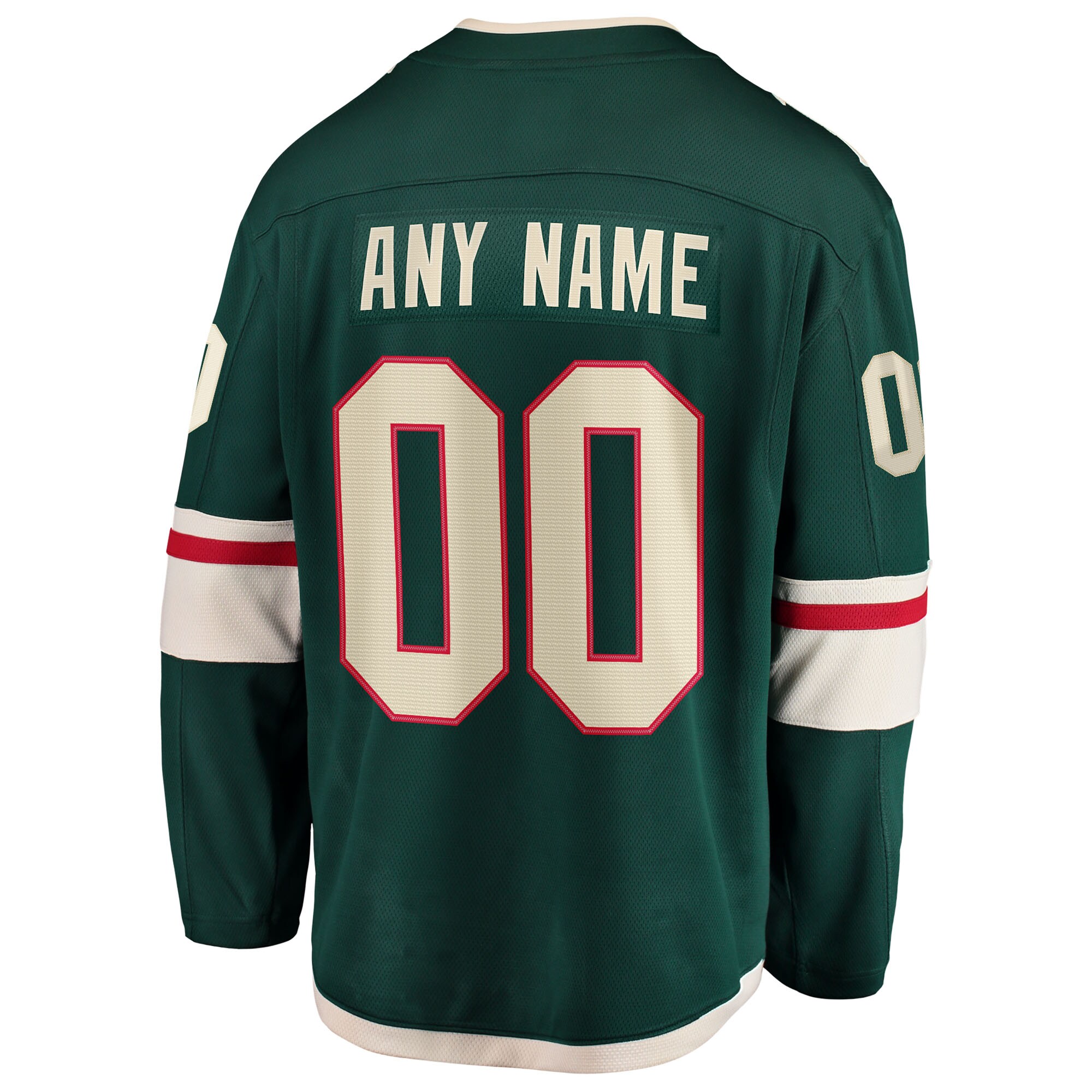 Minnesota Wild Fanatics Home Breakaway Custom Jersey – Green Clowdercats