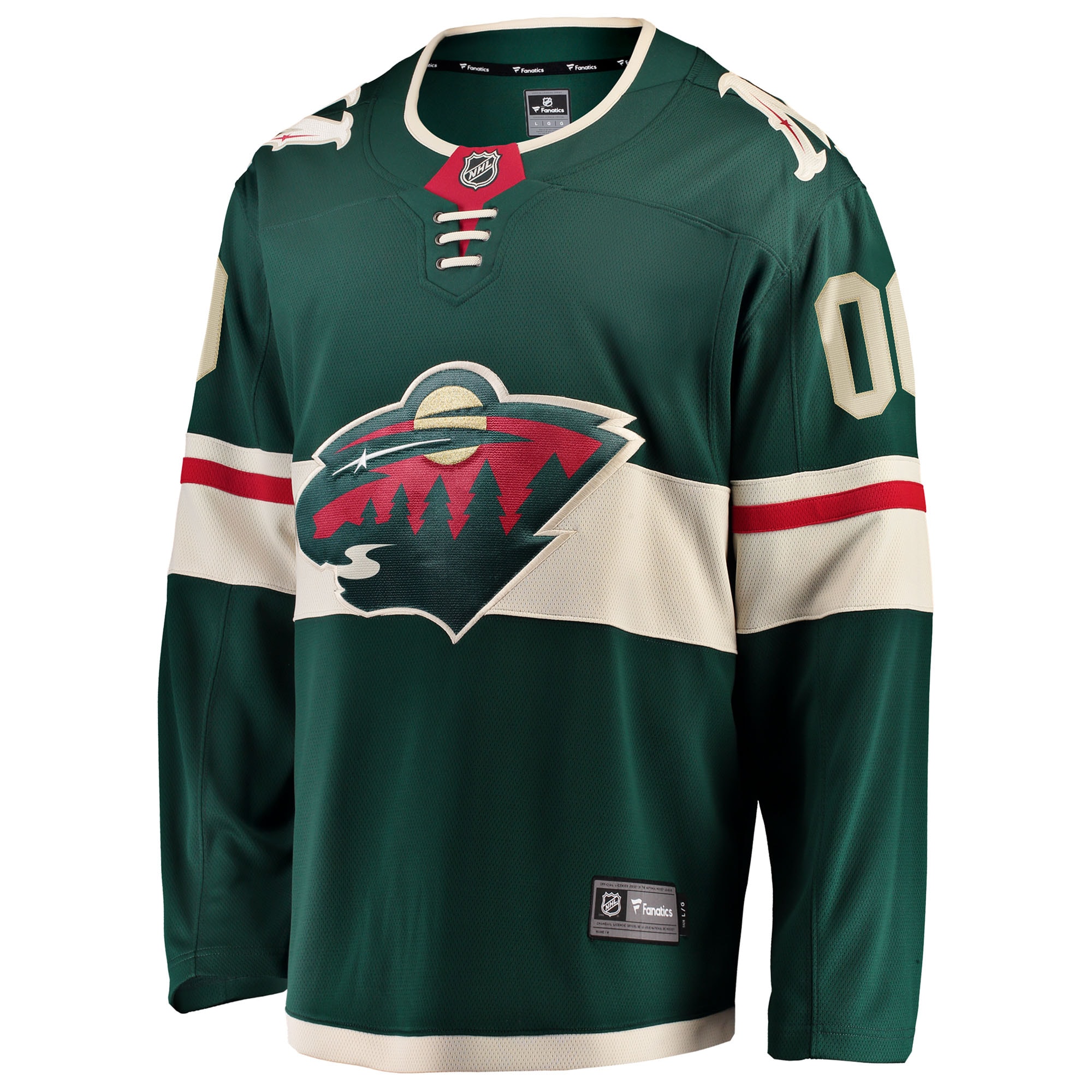 Minnesota Wild Fanatics Home Breakaway Custom Jersey – Green Clowdercats