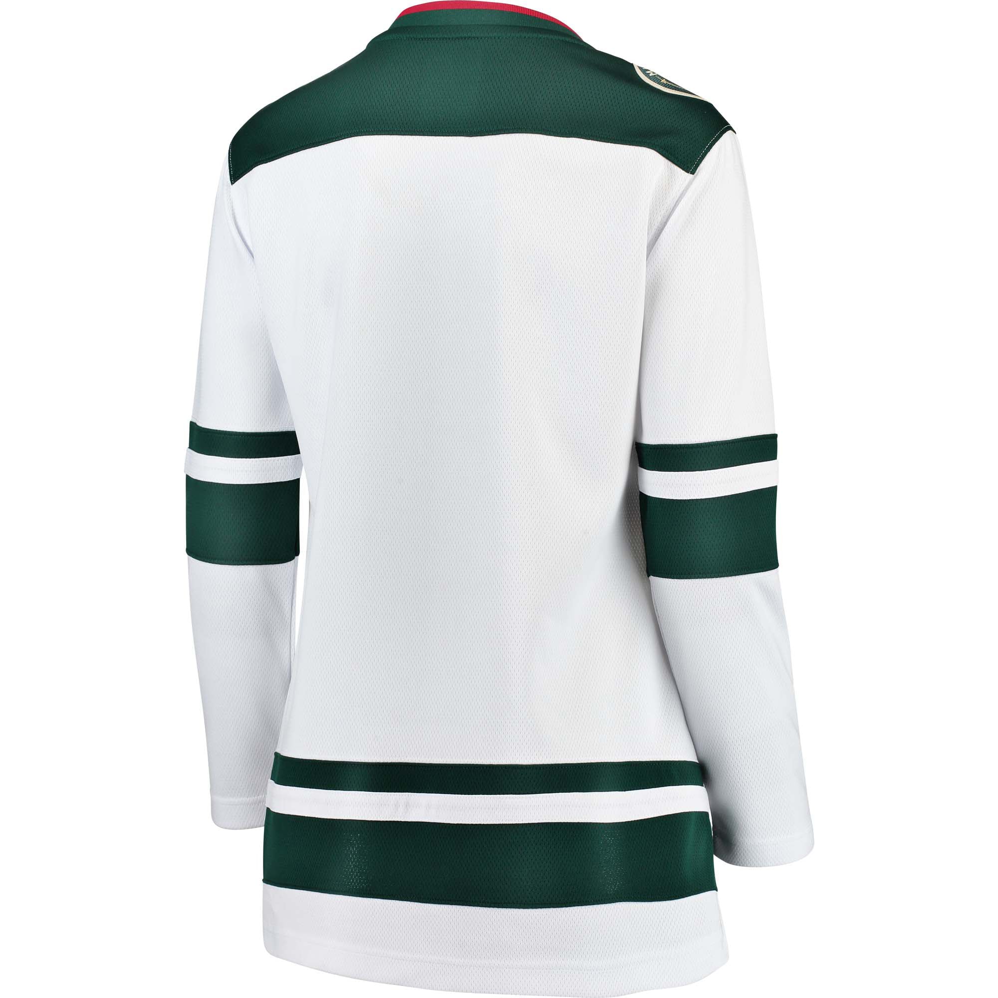 Minnesota Wild Fanatics Women’s Away Breakaway Jersey – White Clowdercats