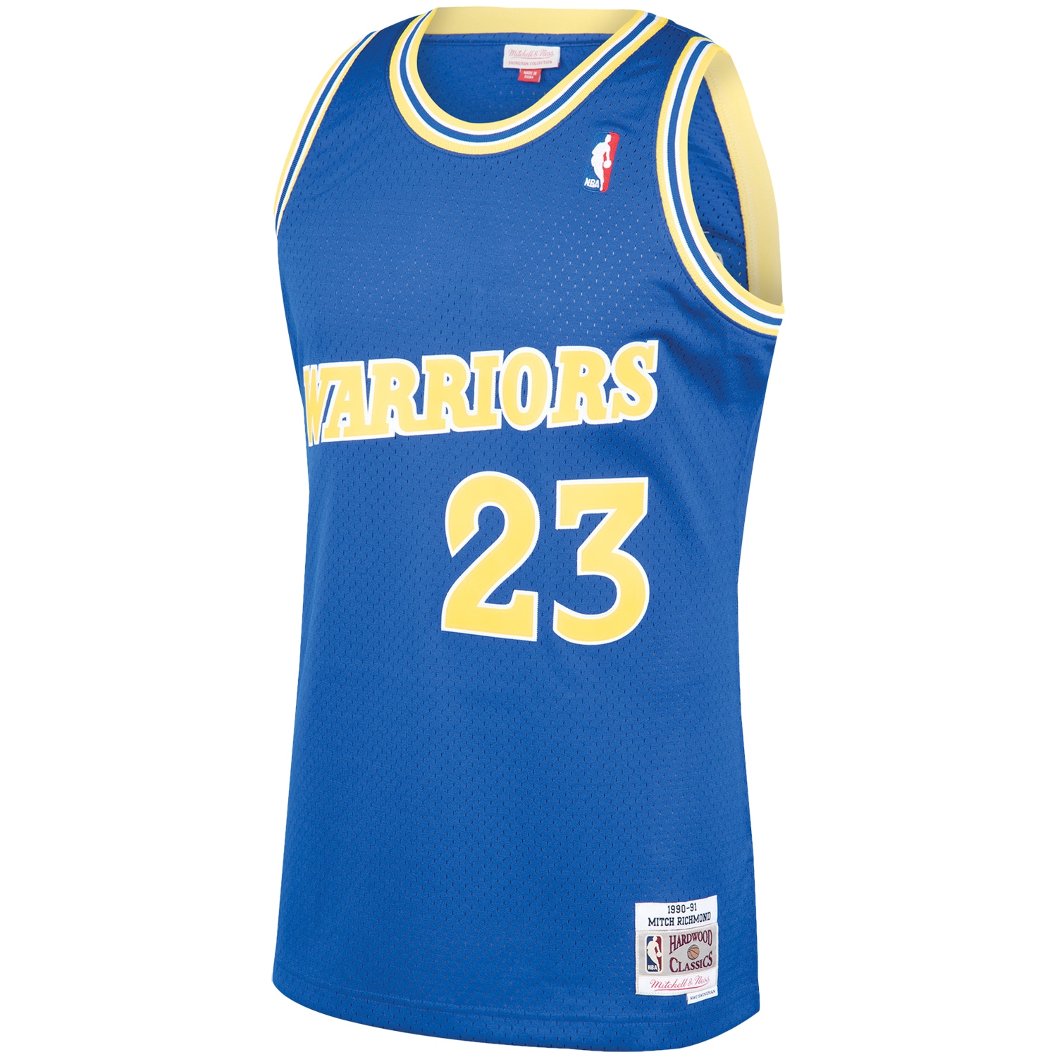 Mitch Richmond Golden State Warriors Mitchell & Ness 1990/91 Hardwood Classics Swingman Jersey – Royal Clowdercats