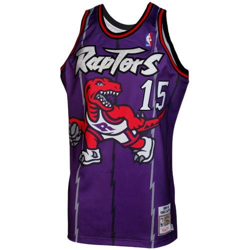 Mitchell & Ness Vince Carter Toronto Raptors 1998/99 Throwback Authentic Jersey – Purple Clowdercats