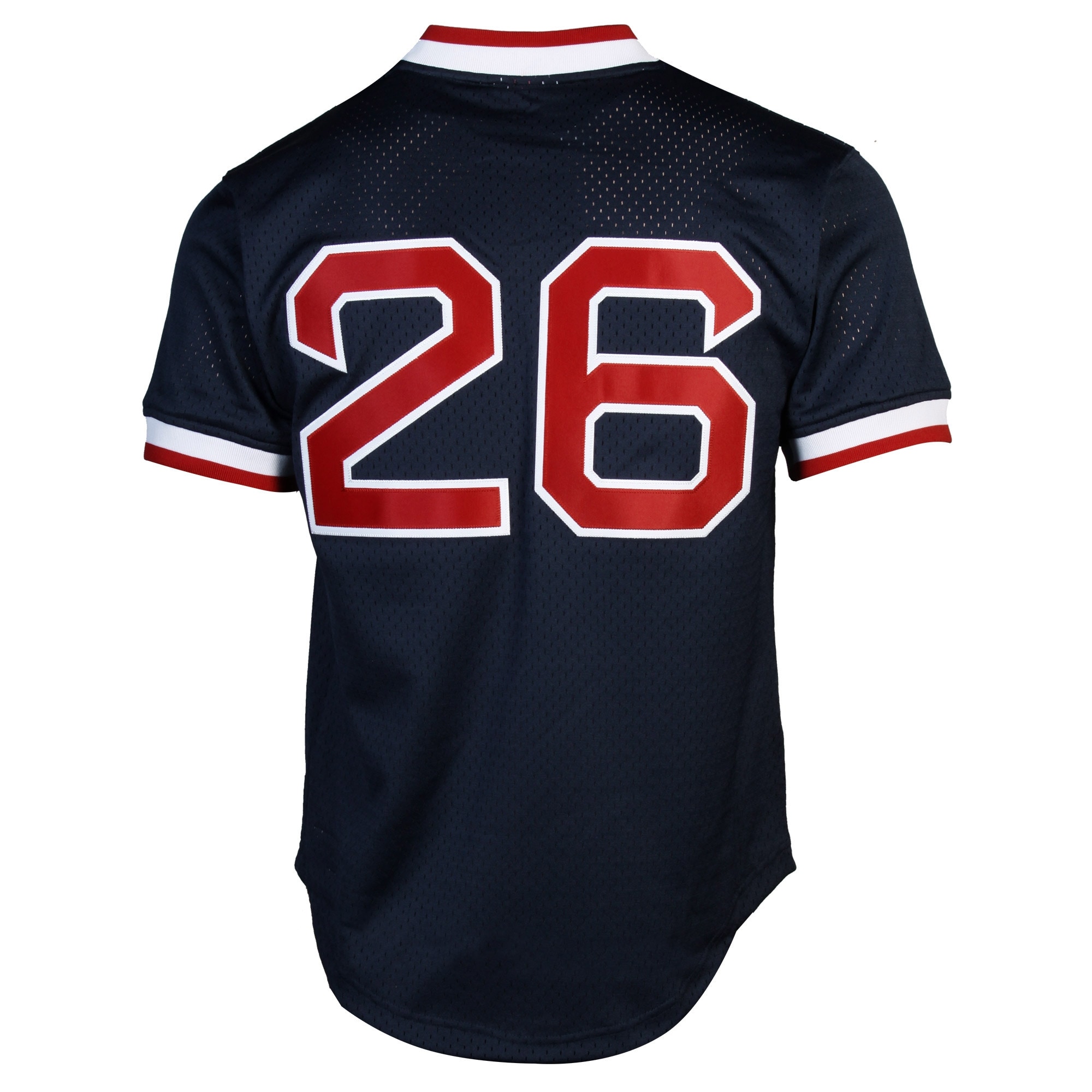 Mitchell & Ness Wade Boggs Boston Red Sox 1992 Authentic Cooperstown Collection Batting Practice Jersey – Navy Blue