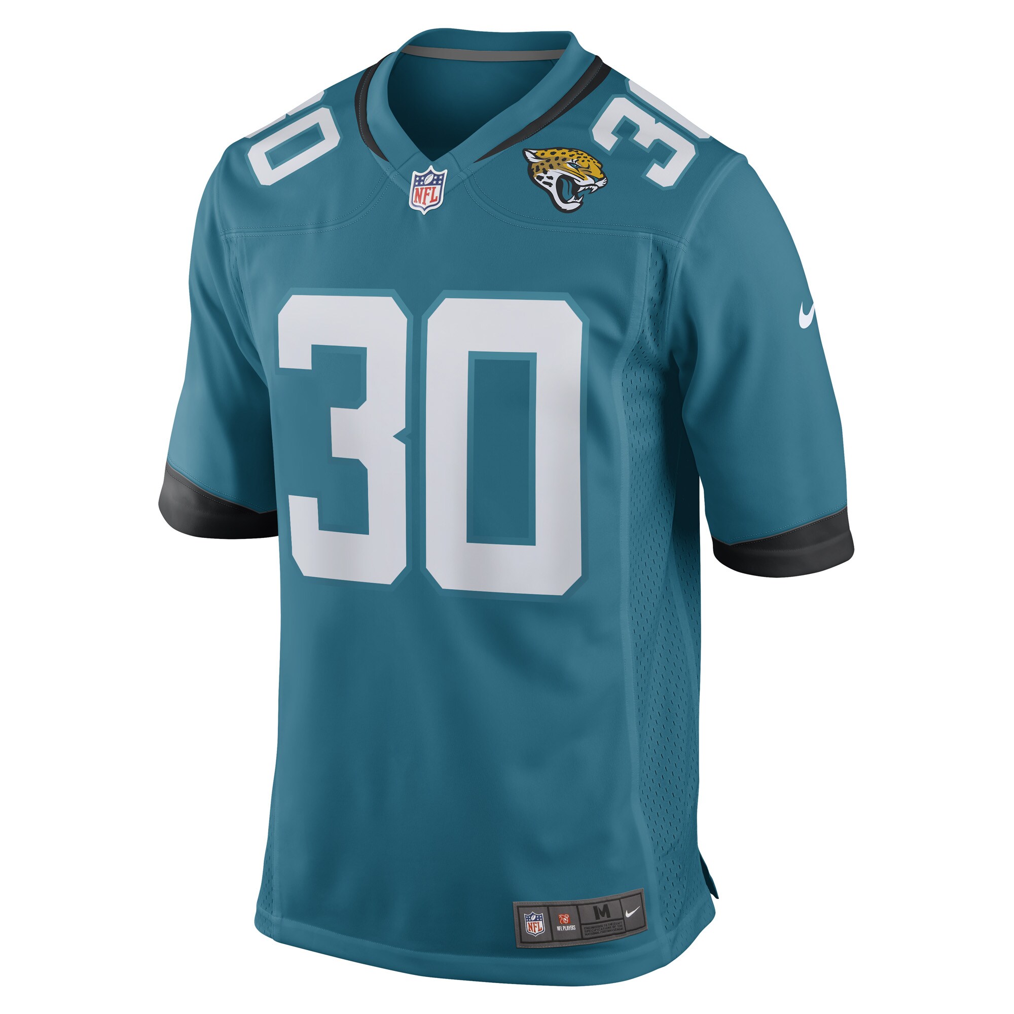 Montaric Brown Jacksonville Jaguars Nike Game Player Jersey – Teal Clowdercats
