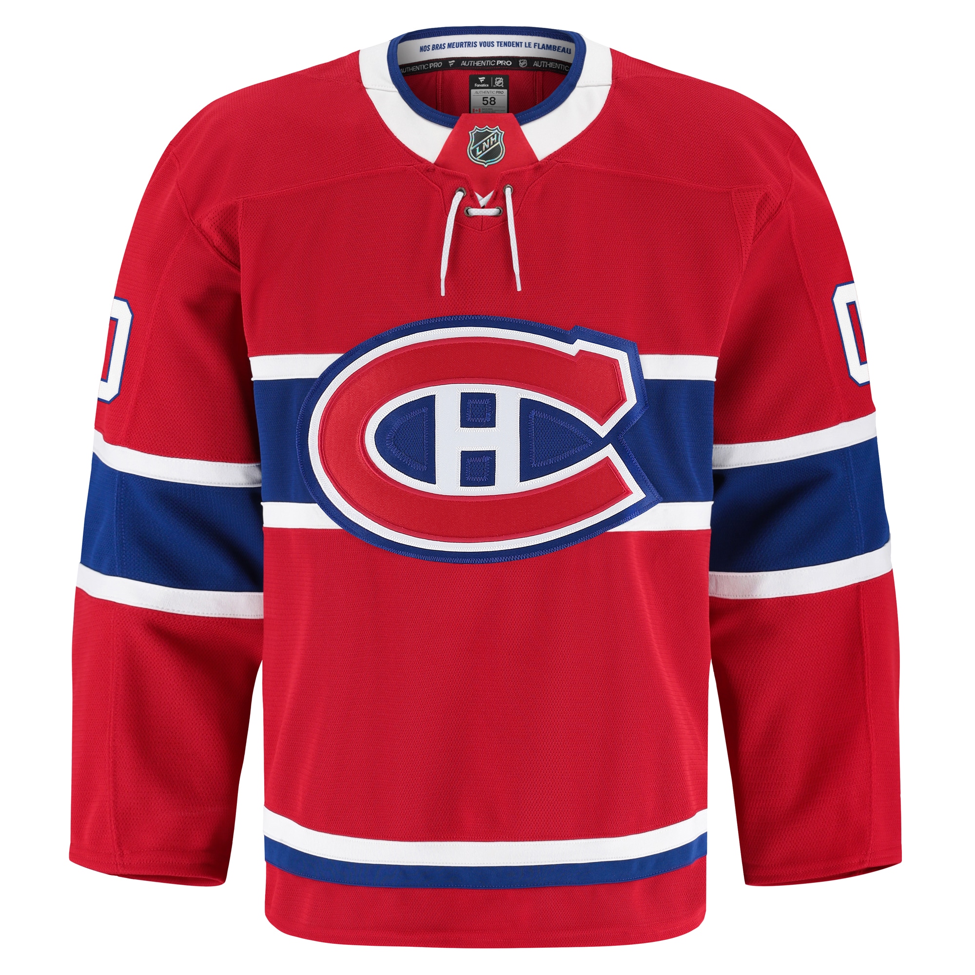 Montreal Canadiens Fanatics Home Authentic Pro Custom Jersey – Red Clowdercats