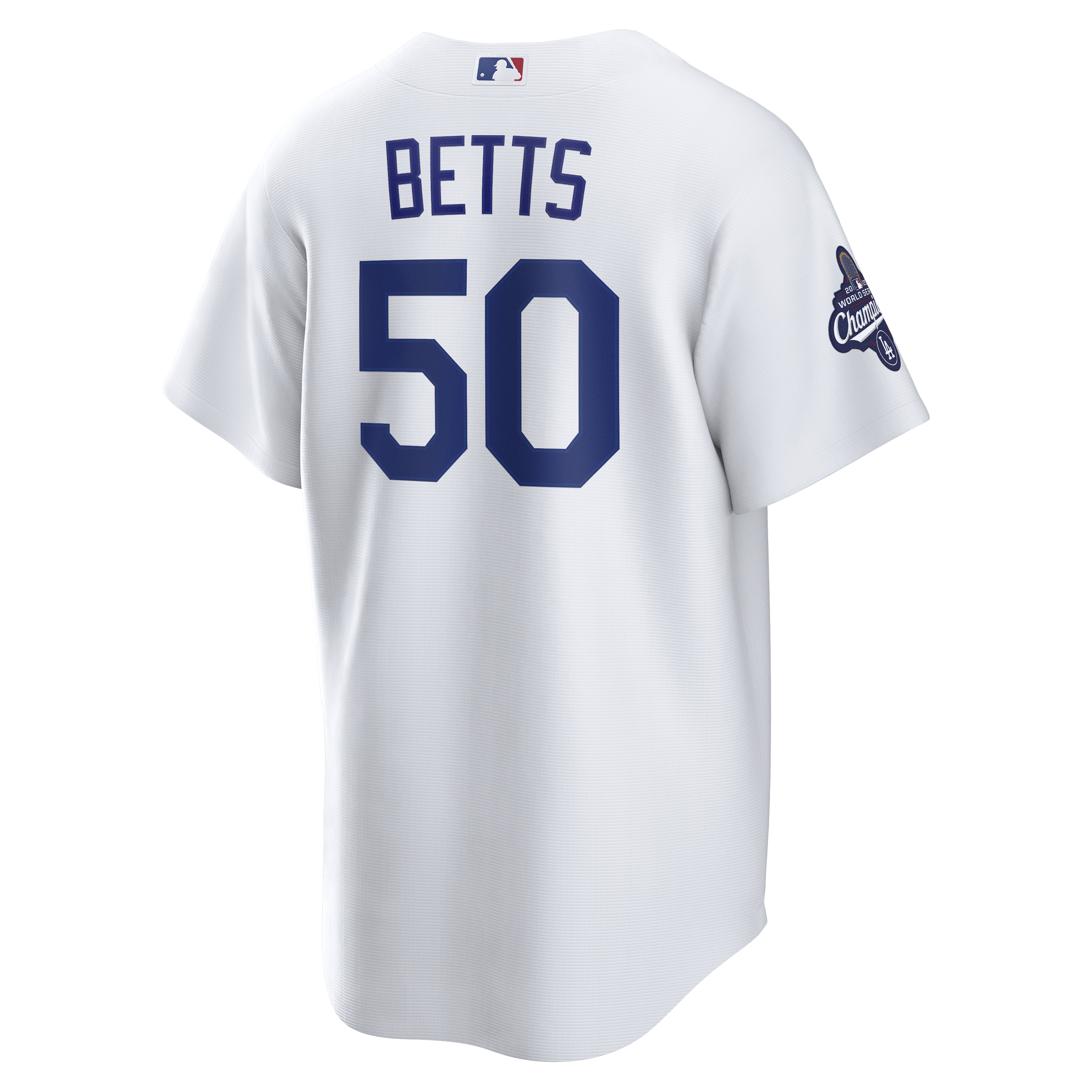 Mookie Betts Los Angeles Dodgers Nike 2025 World Series Champions Home Replica Jersey – White