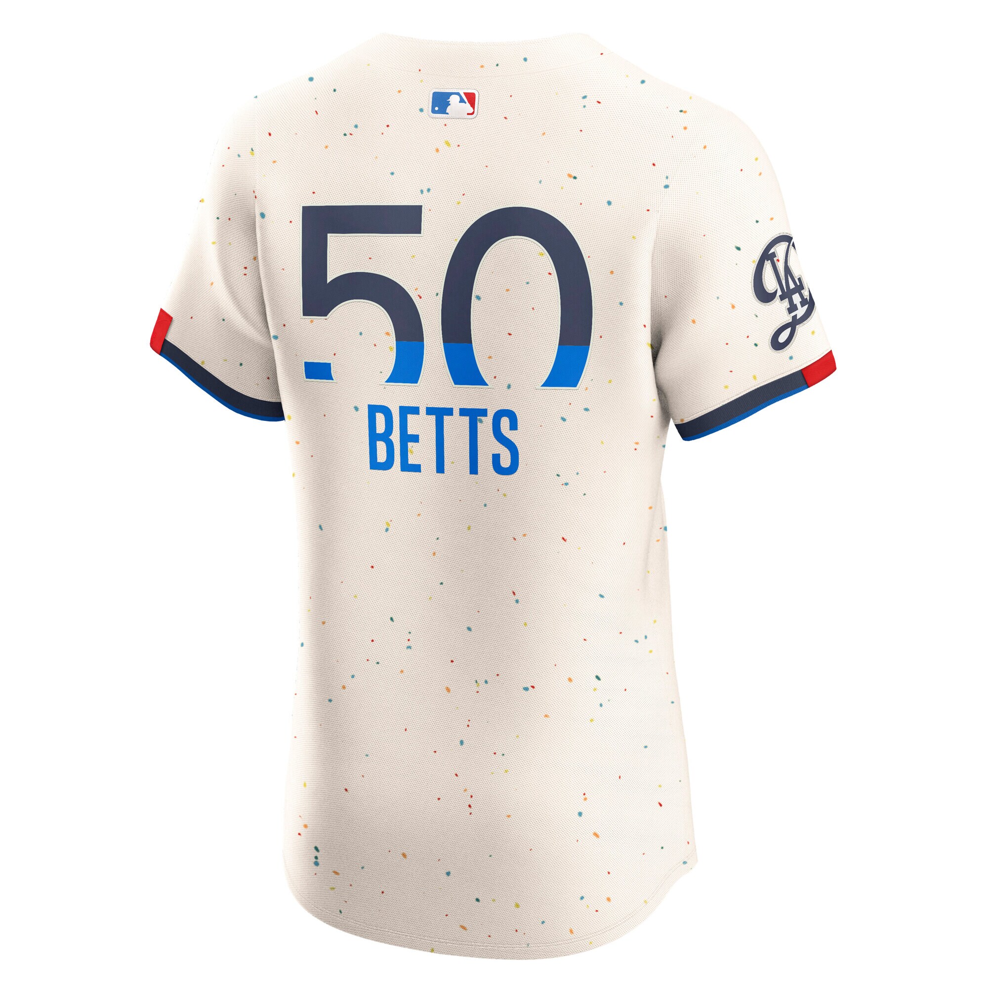 Mookie Betts Los Angeles Dodgers Nike City Connect Elite Jersey – Cream