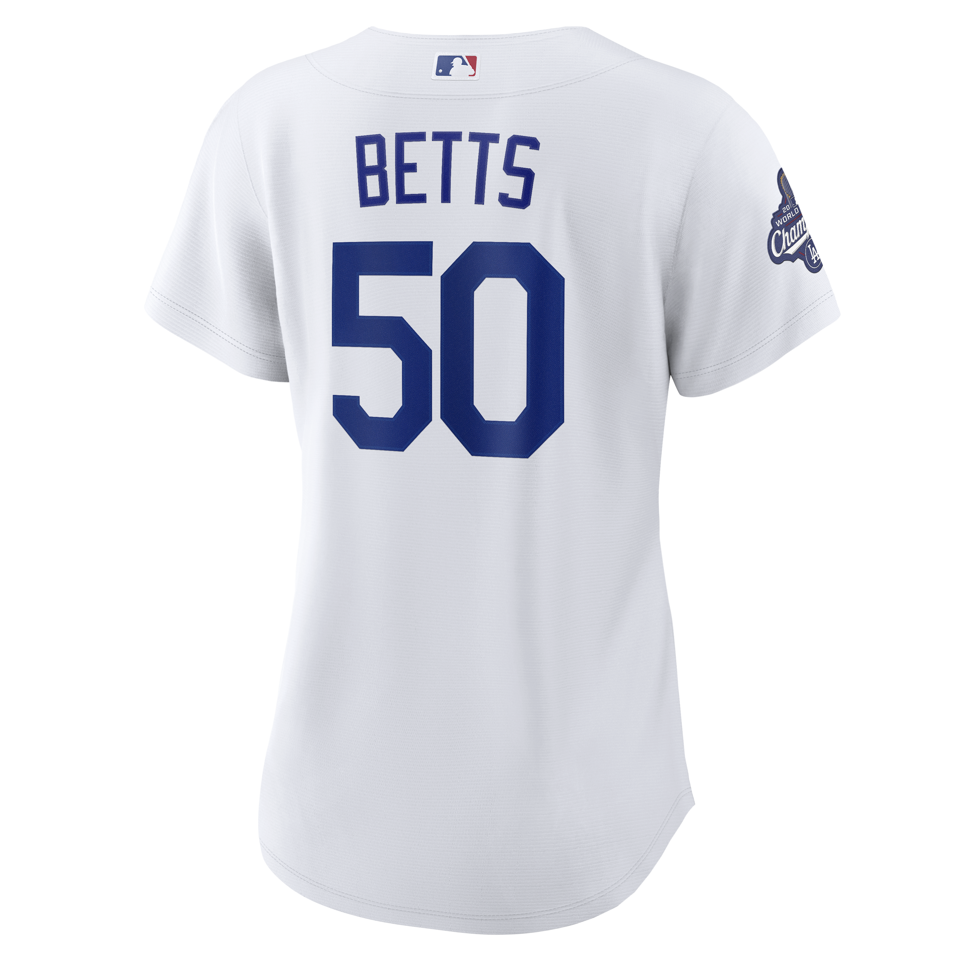 Mookie Betts Los Angeles Dodgers Nike Women’s 2025 World Series Champions Home Replica Player Jersey – White