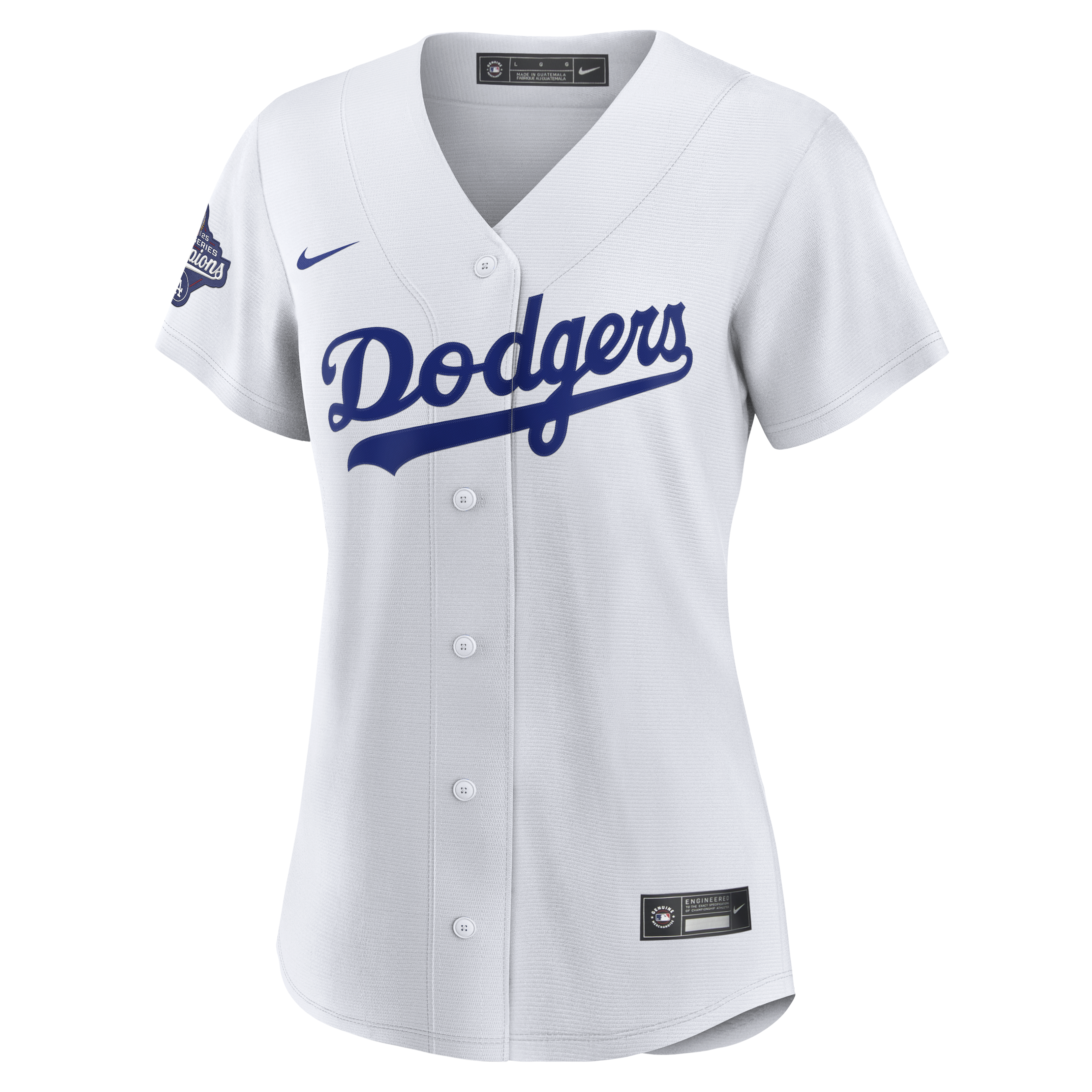 Mookie Betts Los Angeles Dodgers Nike Women’s 2025 World Series Champions Home Replica Player Jersey – White