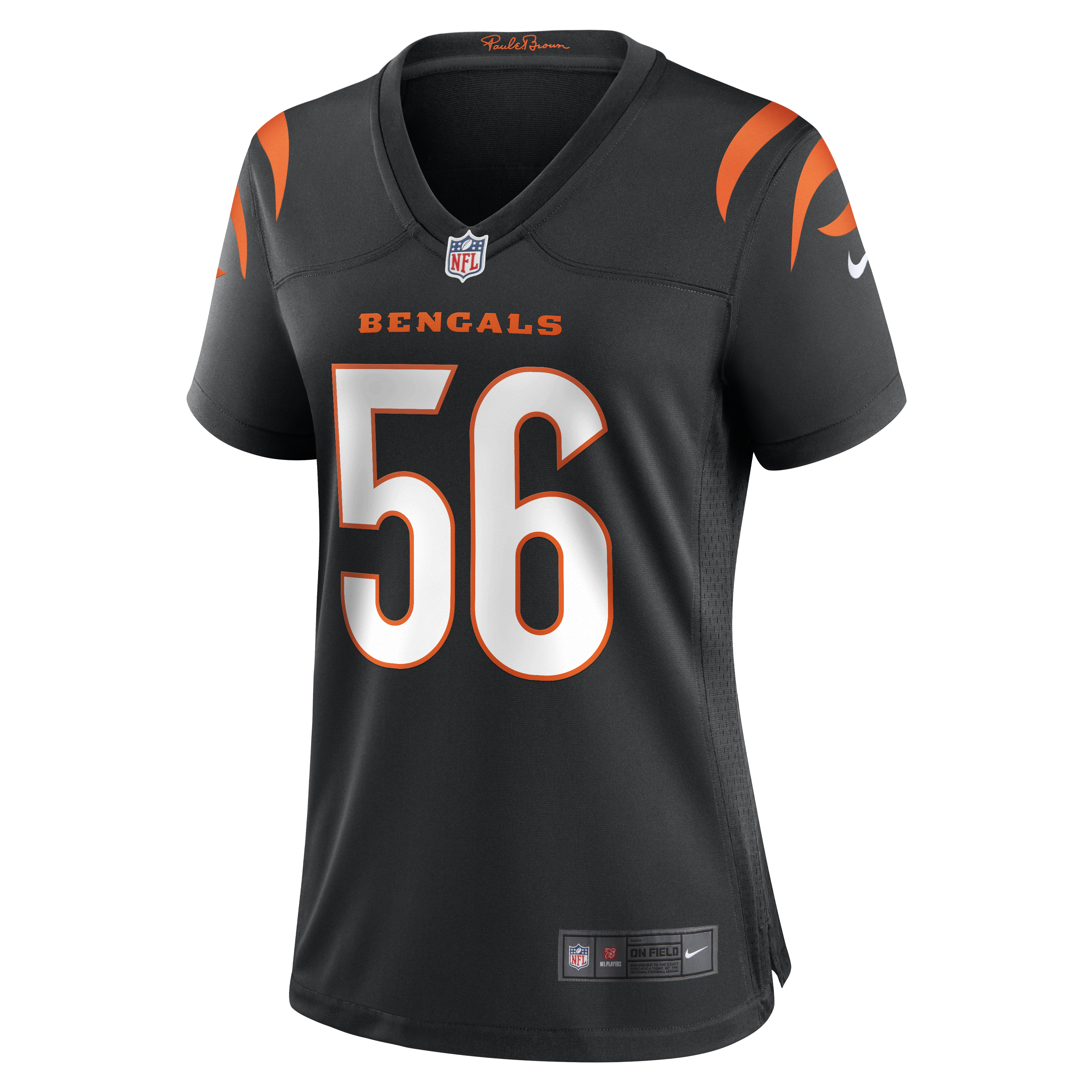 Myles Cole Cincinnati Bengals Nike Women’s Team Game Jersey – Black Clowdercats