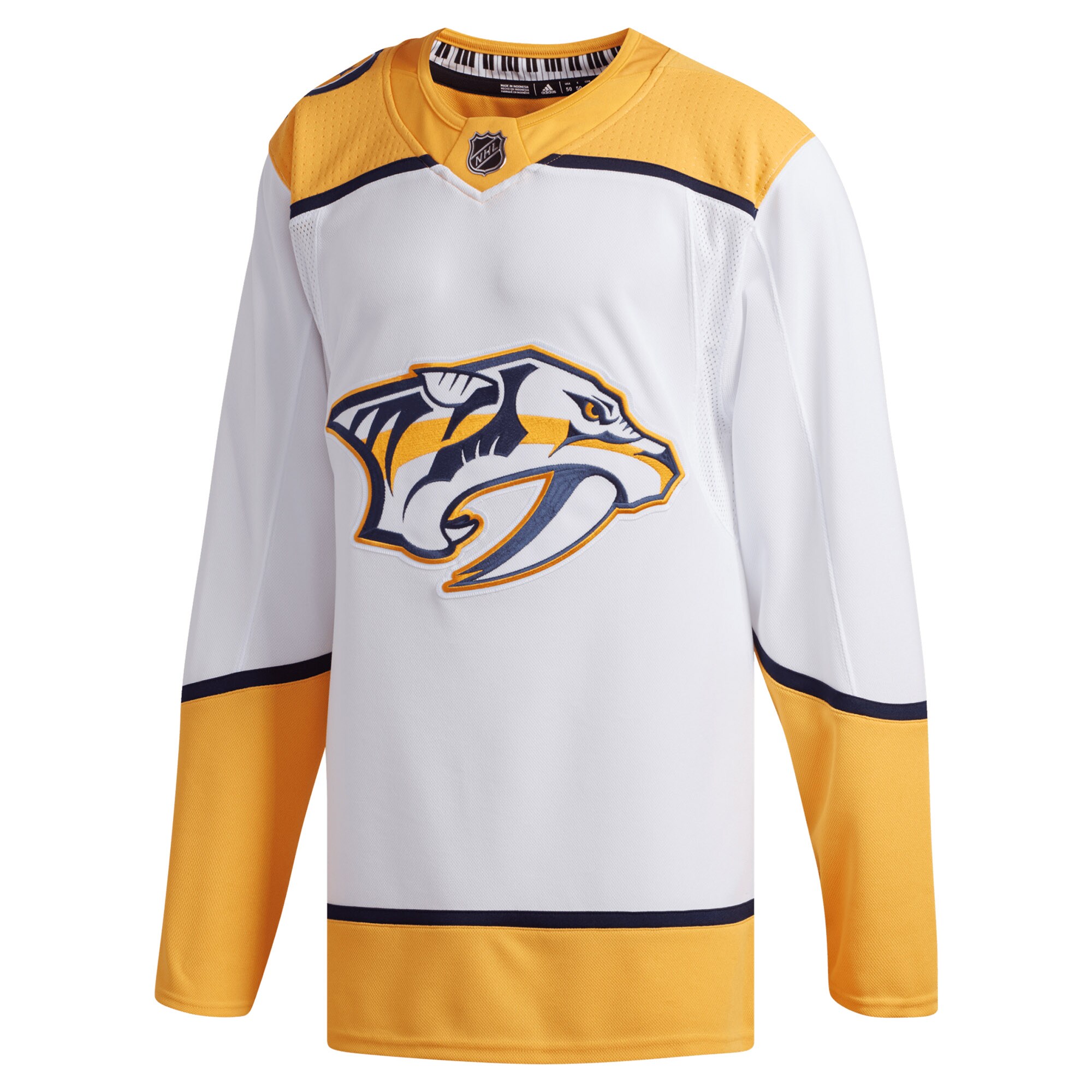 Nashville Predators adidas Away Authentic Jersey – White Clowdercats