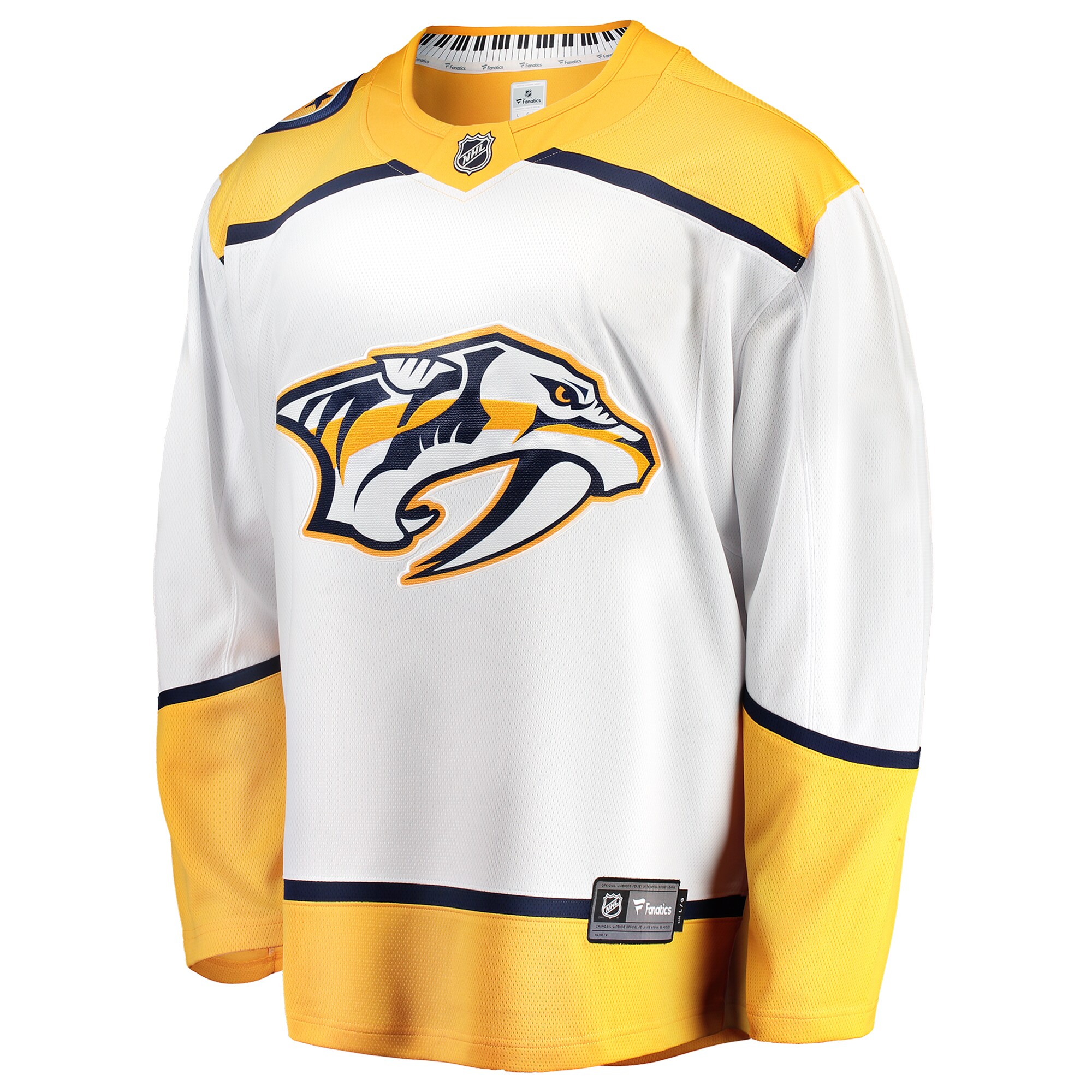 Nashville Predators Fanatics Breakaway Away Jersey – White Clowdercats