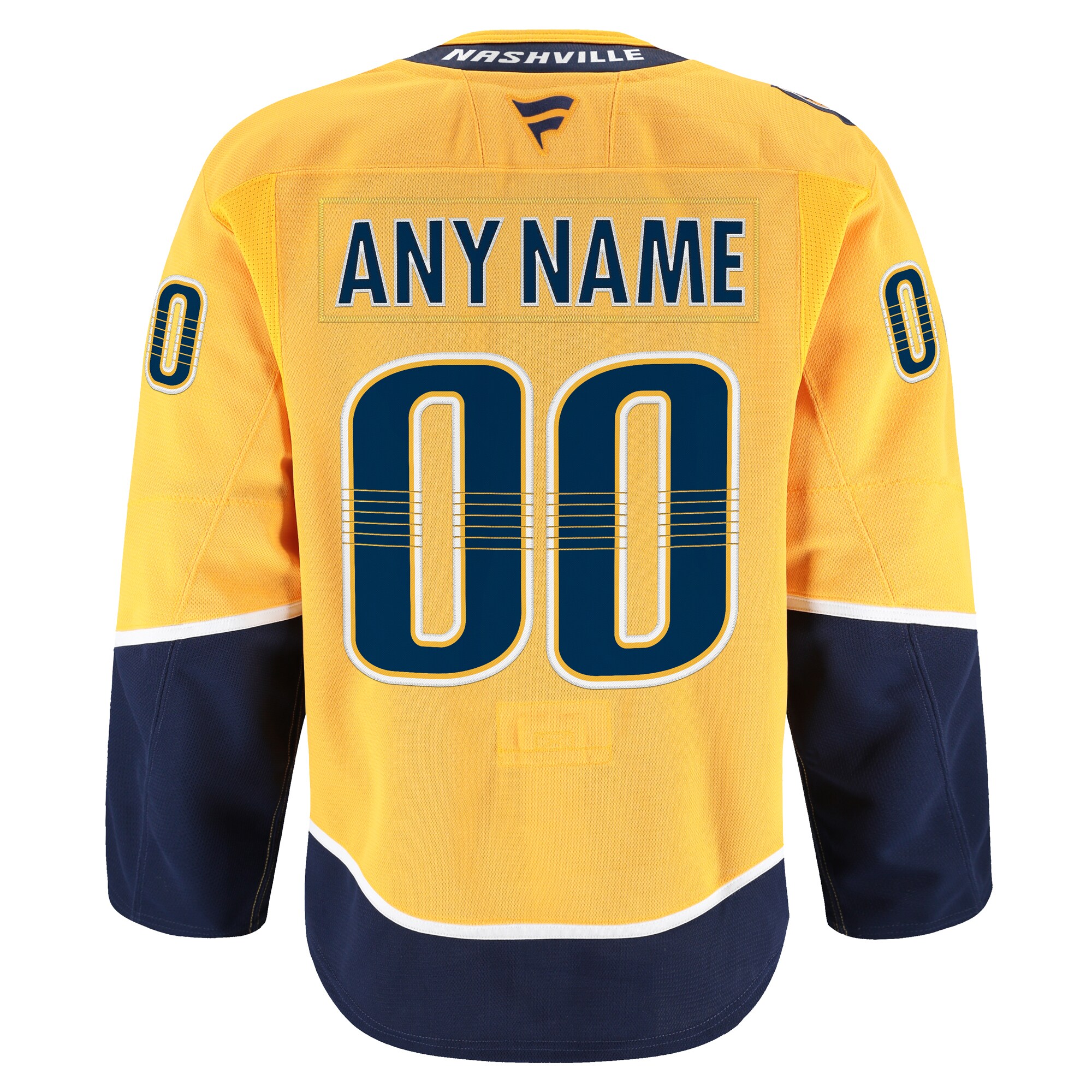Nashville Predators Fanatics Home Authentic Pro Custom Jersey – Gold Clowdercats