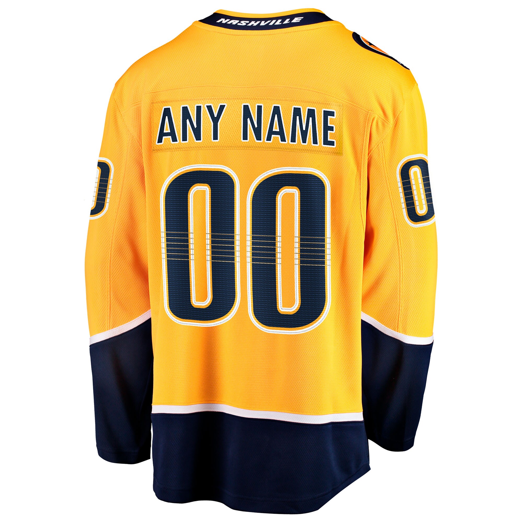 Nashville Predators Fanatics Home Breakaway Custom Jersey – Gold Clowdercats