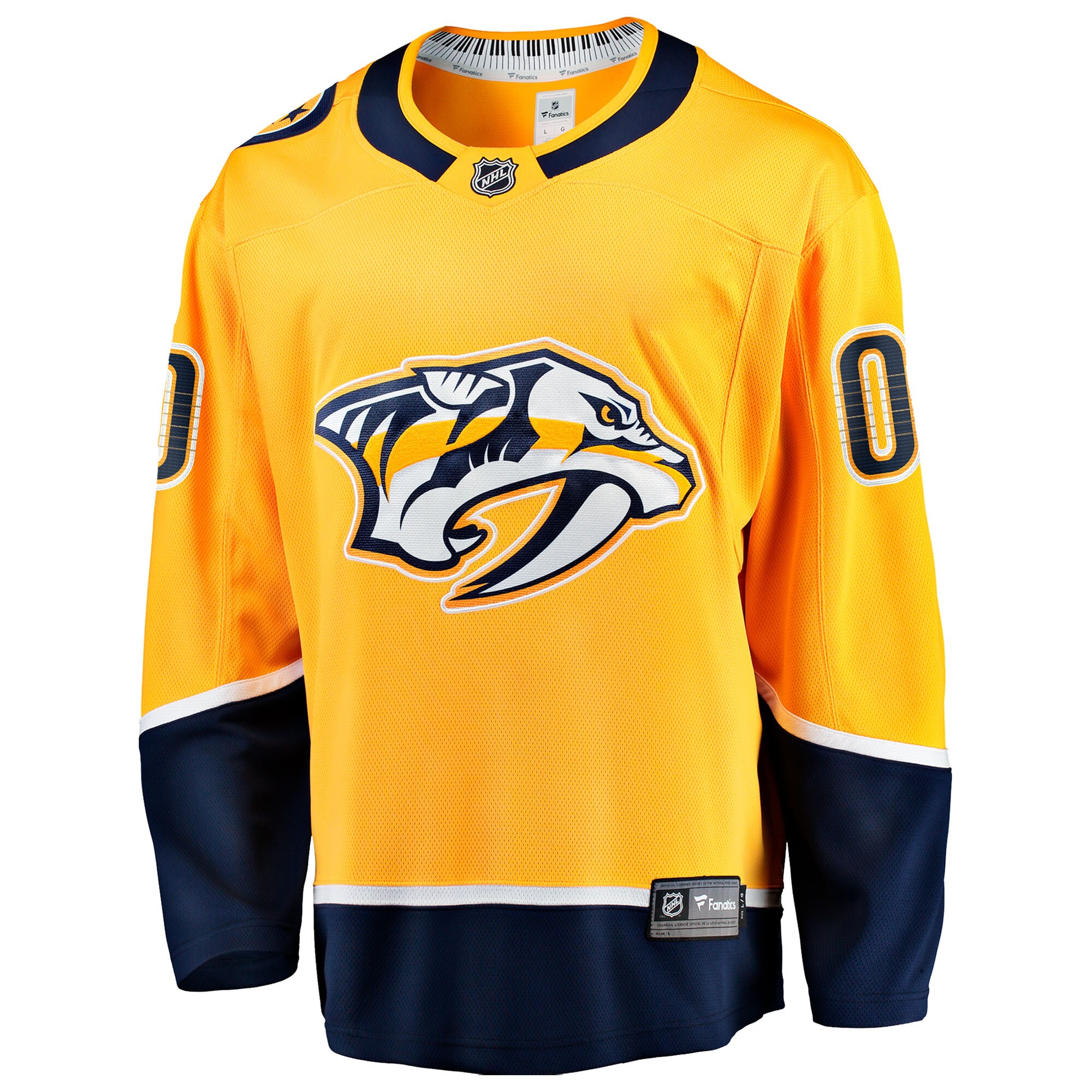 Nashville Predators Fanatics Home Breakaway Custom Jersey – Gold Clowdercats