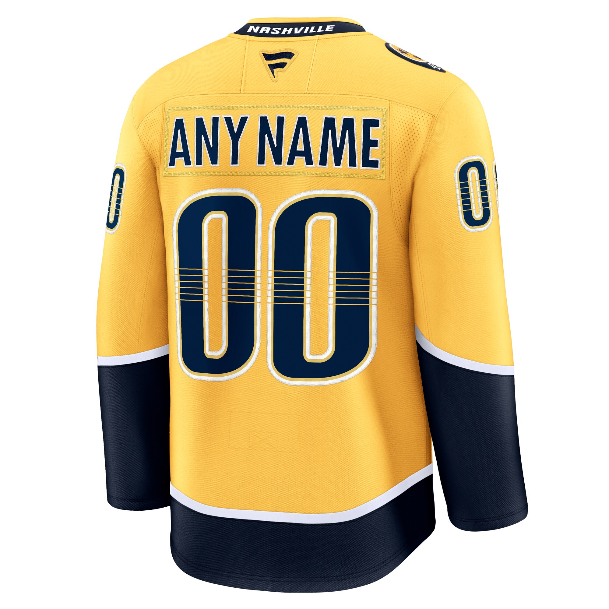 Nashville Predators Fanatics Home Premium Custom Jersey – Gold Clowdercats
