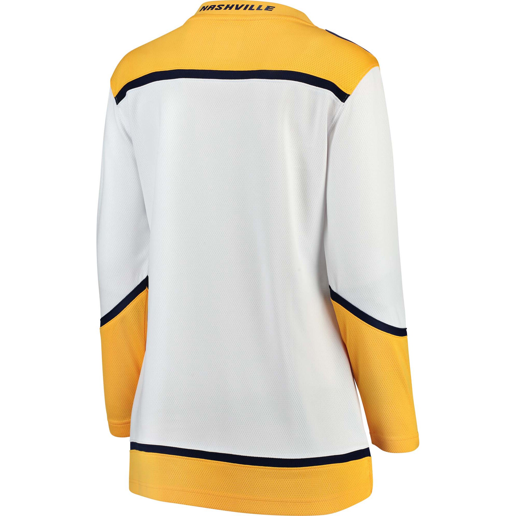 Nashville Predators Fanatics Women’s Away Breakaway Jersey – White Clowdercats