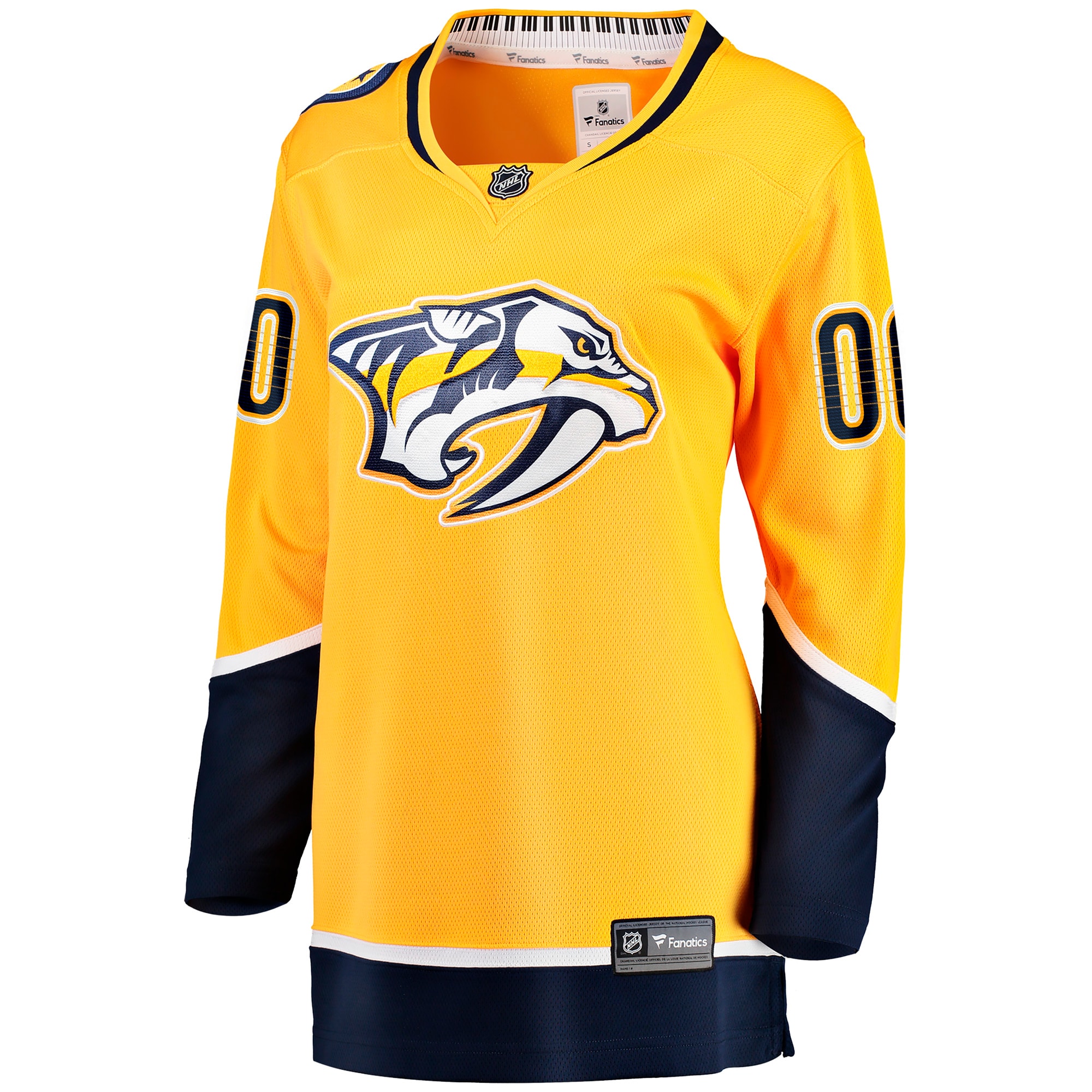 Nashville Predators Fanatics Women’s Home Breakaway Custom Jersey – Yellow Clowdercats