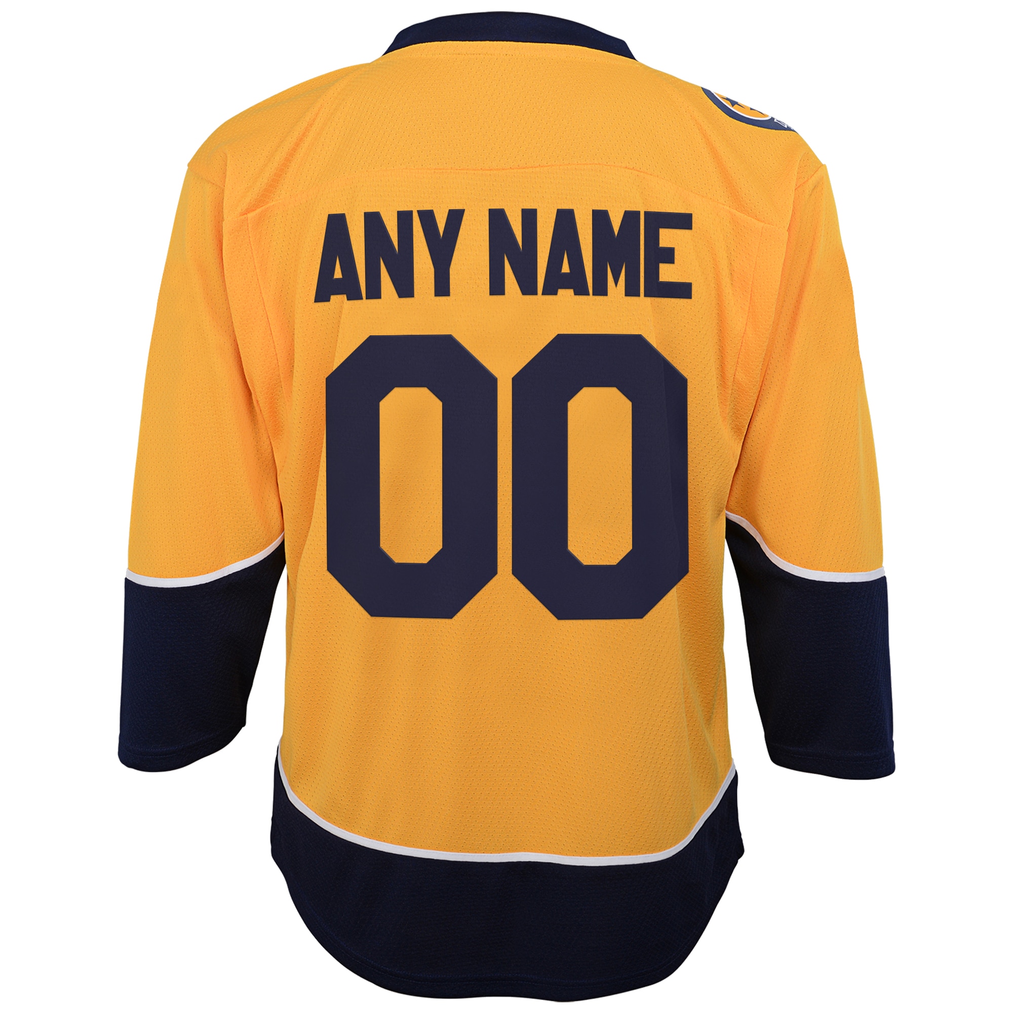 Nashville Predators Youth Home Replica Custom Jersey – Gold Clowdercats