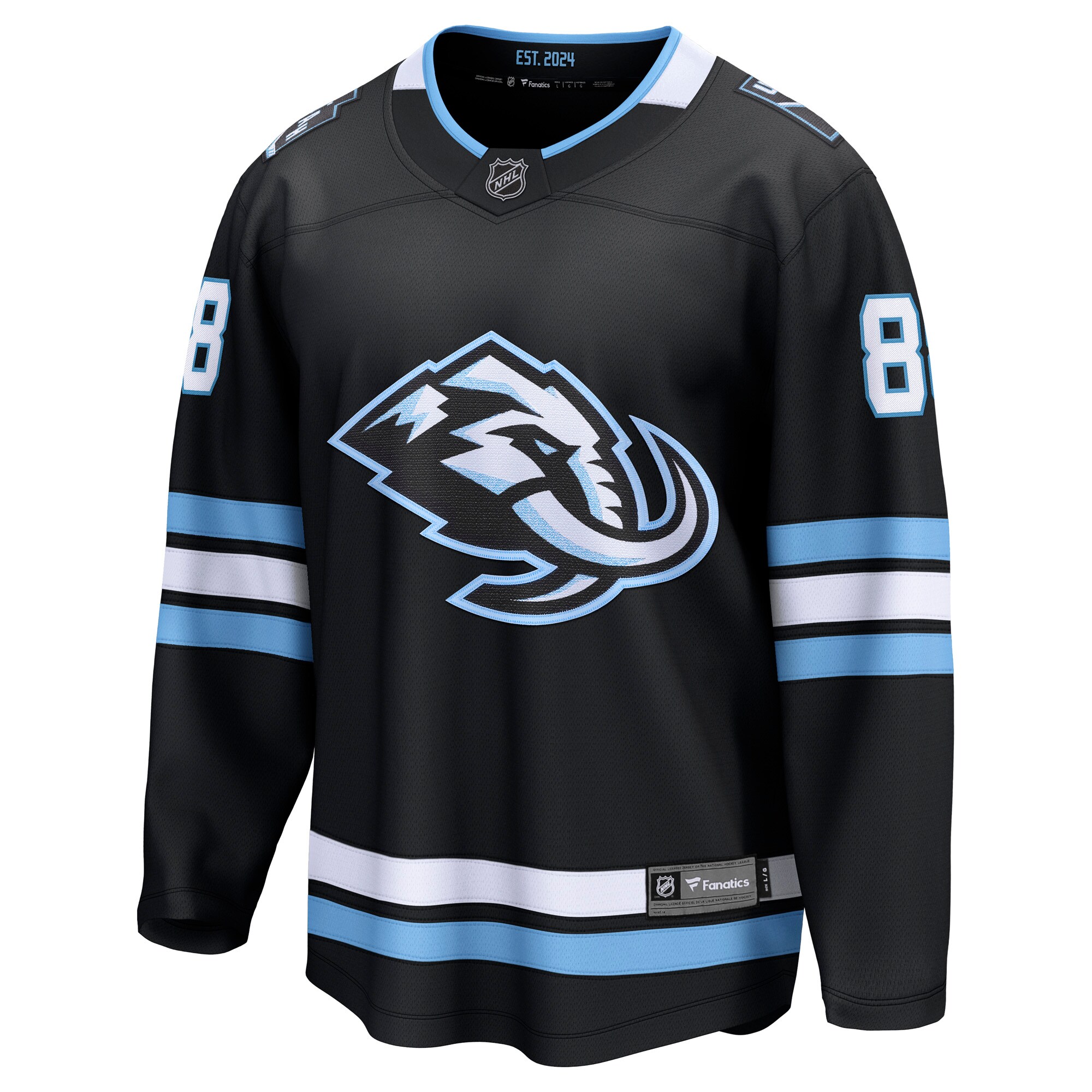 Nate Schmidt Utah Mammoth Fanatics Home Breakaway Player Jersey – Black Clowdercats