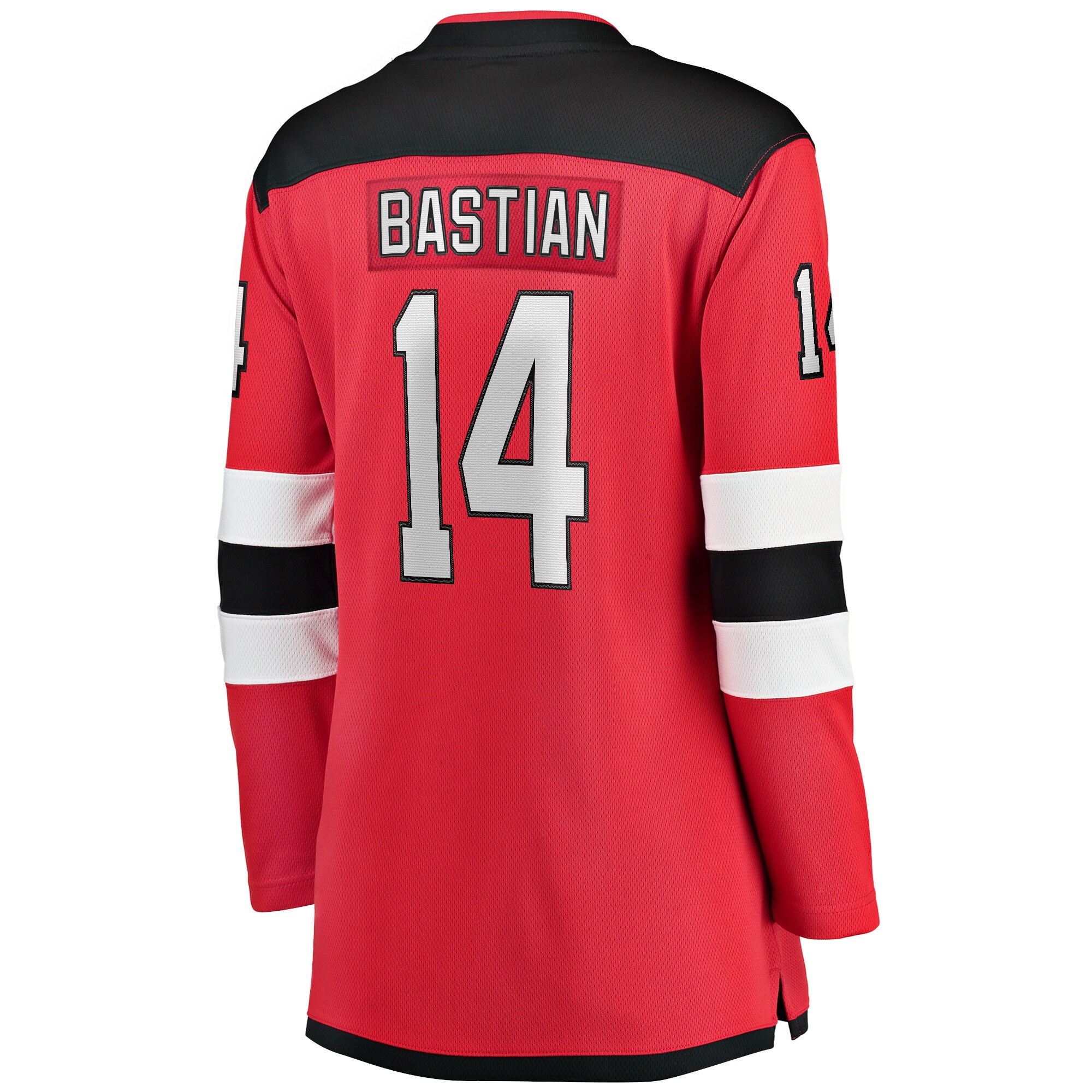 Nathan Bastian New Jersey Devils Fanatics Women’s Home Team Breakaway Player Jersey – Red Clowdercats