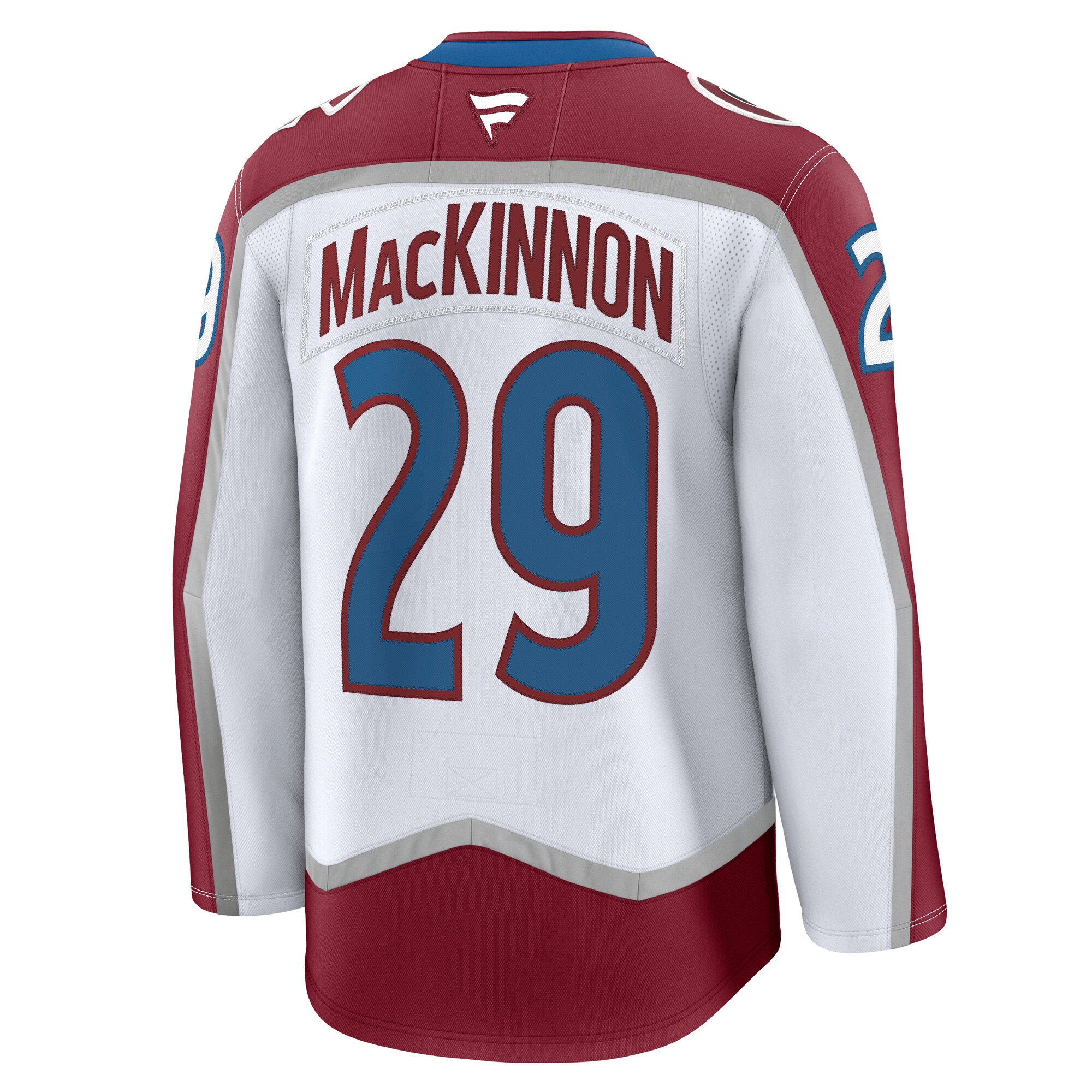 Nathan MacKinnon Colorado Avalanche Fanatics Away Premium Jersey – White Clowdercats