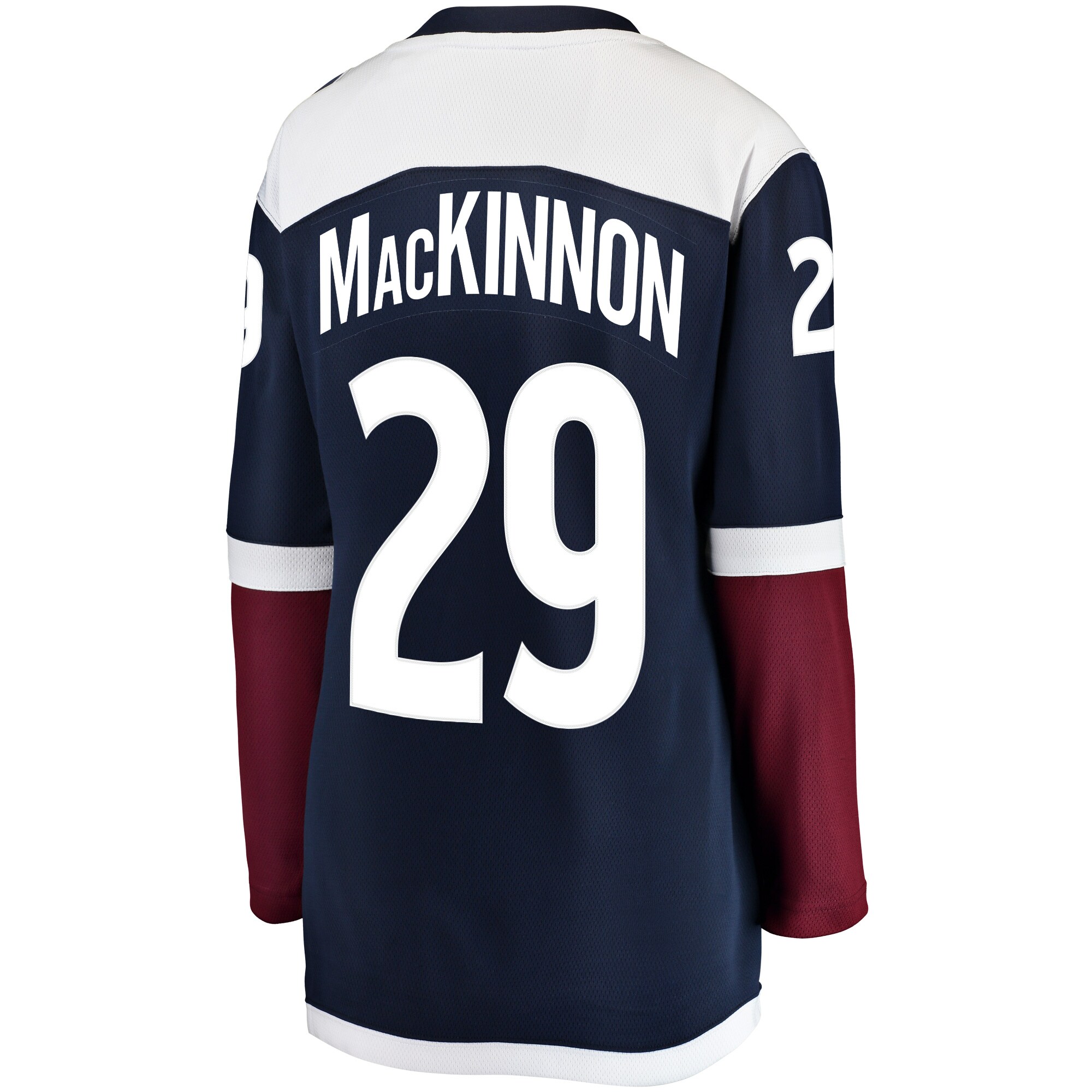 Nathan MacKinnon Colorado Avalanche Fanatics Women’s Alternate Breakaway Jersey – Navy Clowdercats