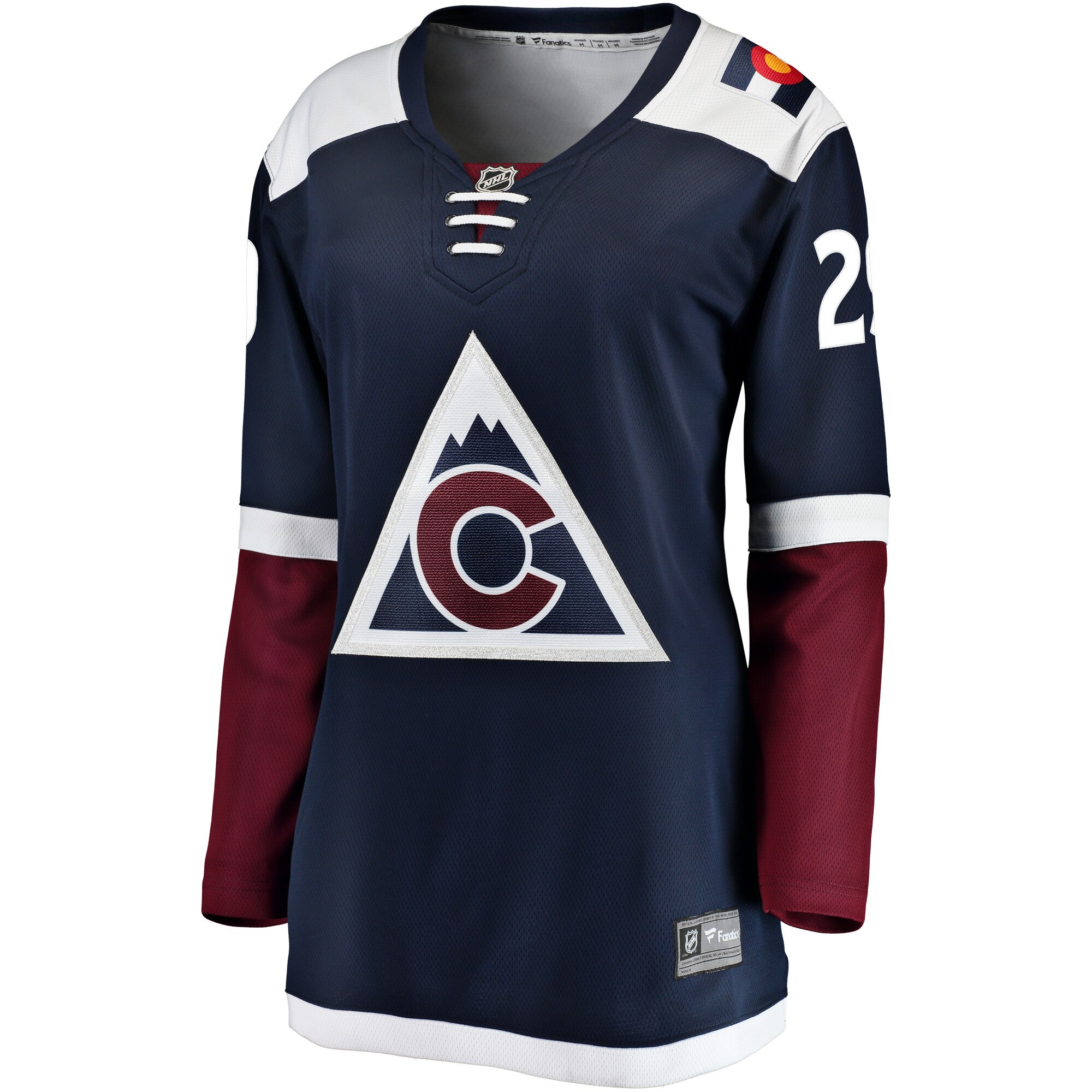 Nathan MacKinnon Colorado Avalanche Fanatics Women’s Alternate Breakaway Jersey – Navy Clowdercats